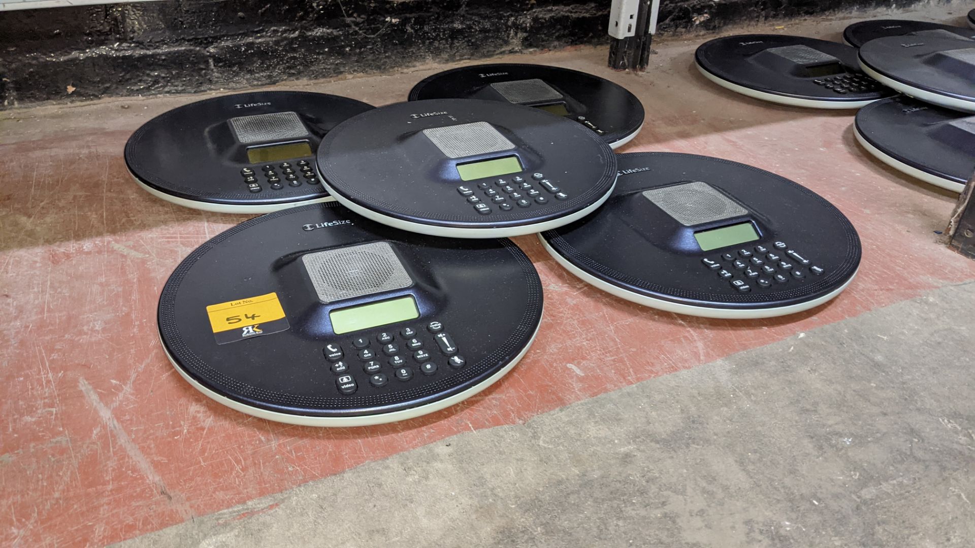 5 off LifeSize phones. NB lots 46 - 47, 53 - 57 & 88 all consist of LifeSize equipment