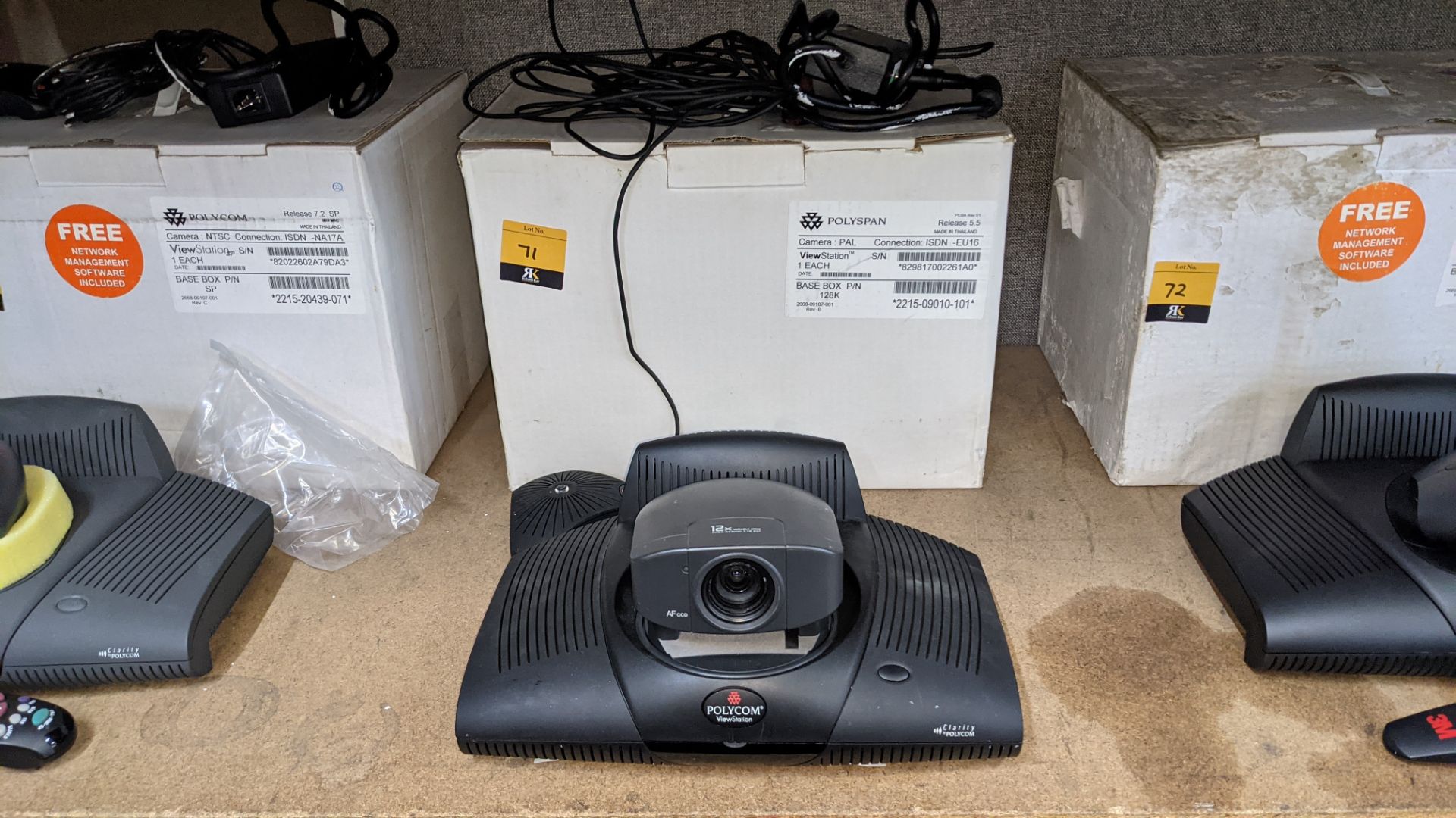 Polycom ViewStation video conferencing system, part number 2201-08666-001. NB no remote