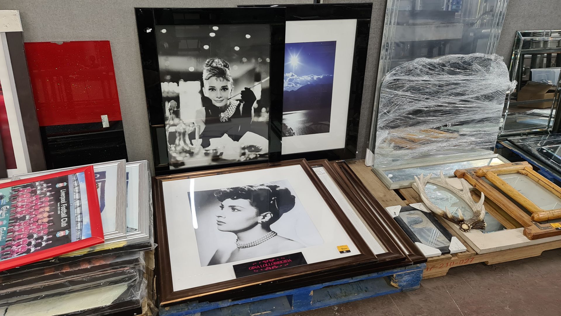 6 off large framed photos