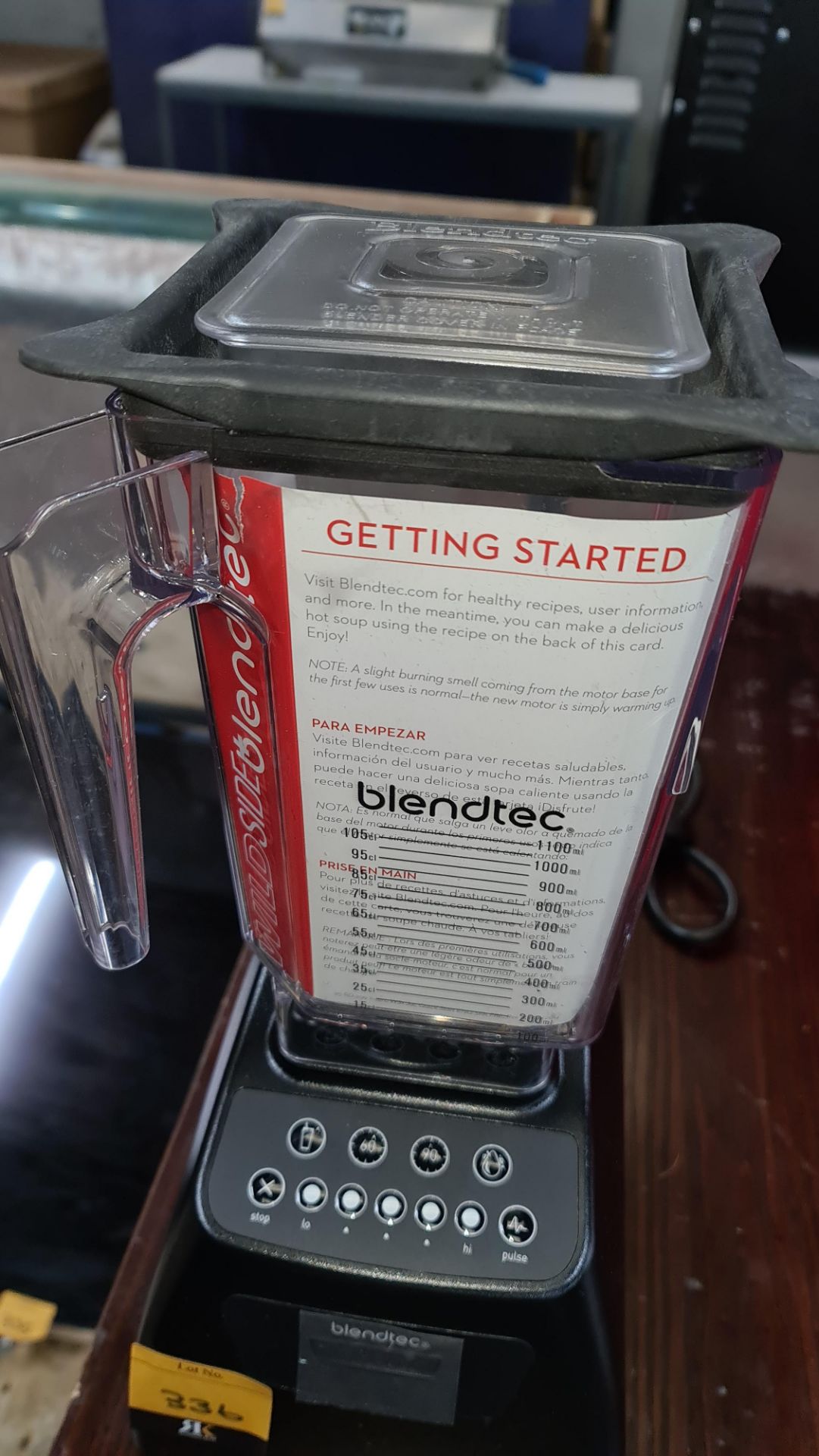 Blendtec blender model Classic 575 black/CTB2, including jug - Image 4 of 4