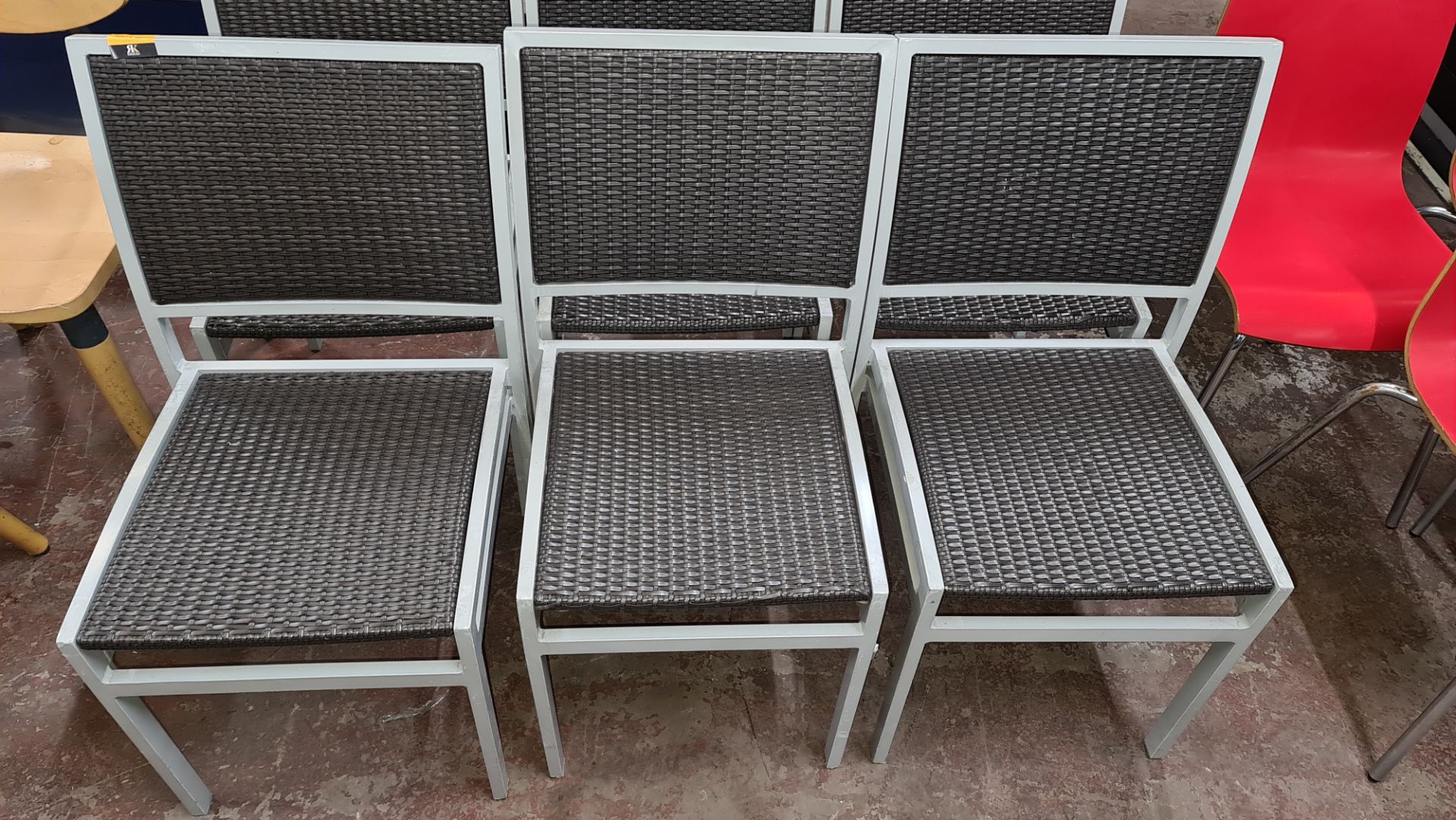 6 off matching rattan chairs - Image 2 of 4