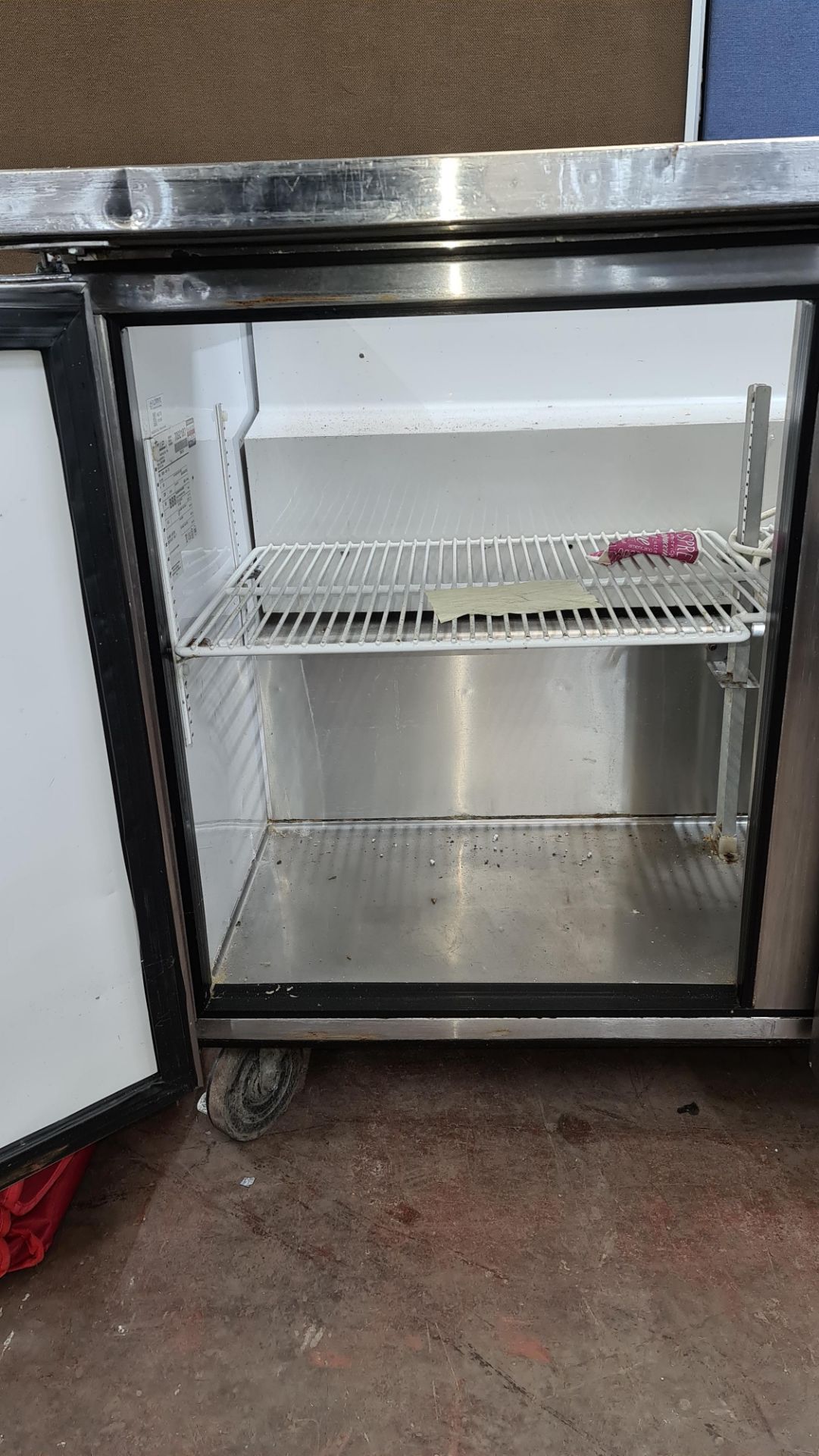 True Refrigeration refrigerated prep cabinet with open top - Image 6 of 8