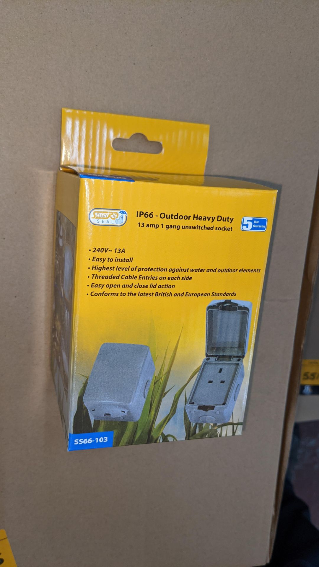 10 off IP66 outdoor heavy duty 13 amp 1 gang unswitched sockets - Image 5 of 5