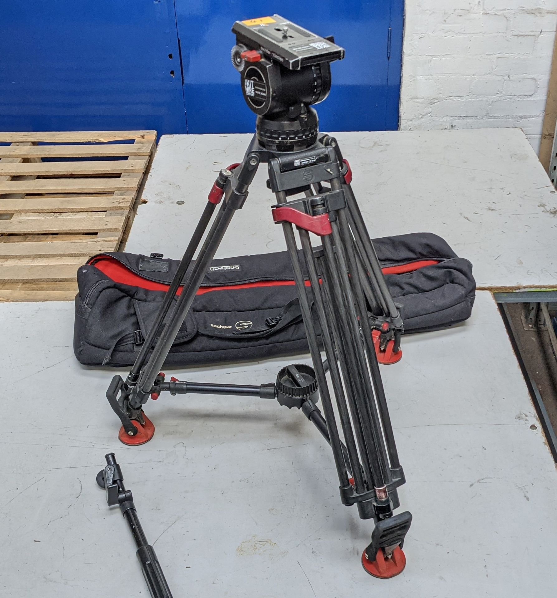 Sachtler Video 18P with Carbon Fibre multi-adjustable tripod including carry case & handle