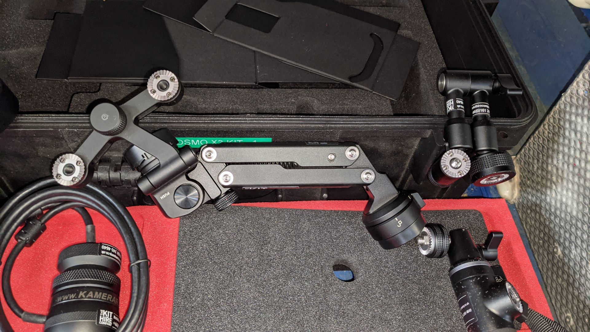DJI Osmo X3 kit comprising hand-held gimbal plus wide variety of ancillaries for use with same, as d - Image 11 of 20