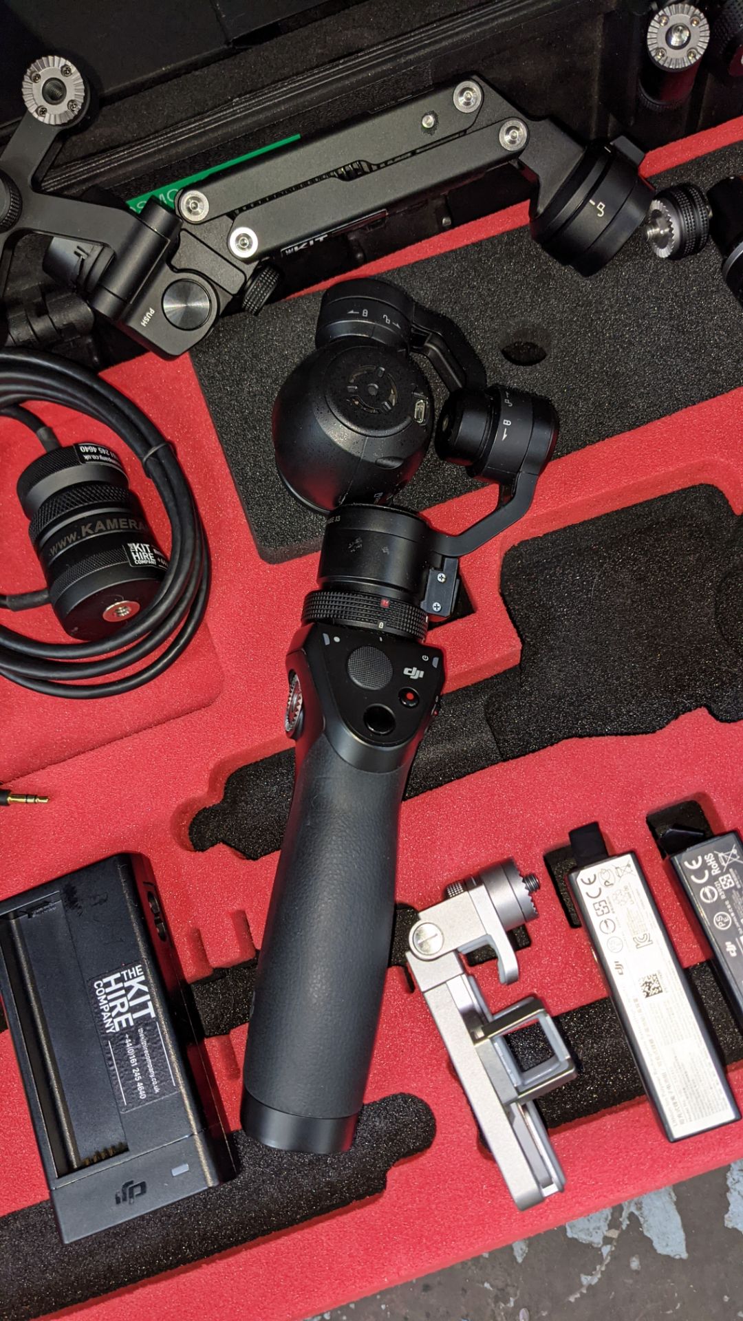 DJI Osmo X3 kit comprising hand-held gimbal plus wide variety of ancillaries for use with same, as d - Image 3 of 20