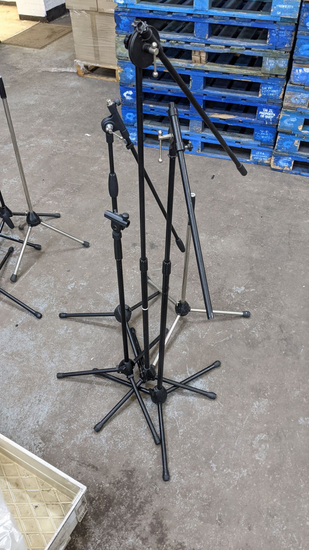 4 off assorted equipment tripods