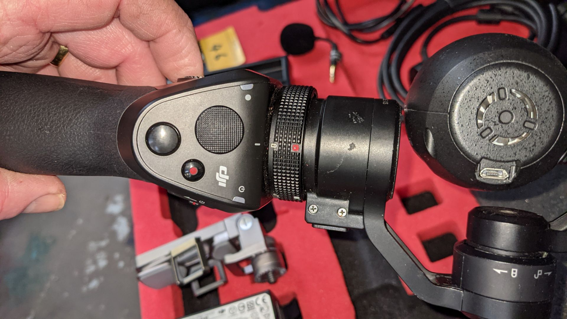 DJI Osmo X3 kit comprising hand-held gimbal plus wide variety of ancillaries for use with same, as d - Image 8 of 20