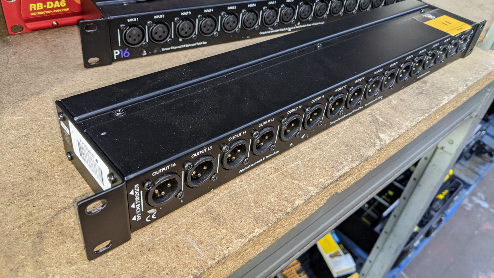 ART P16 Sixteen channel XLR balanced patch bay - Image 3 of 9