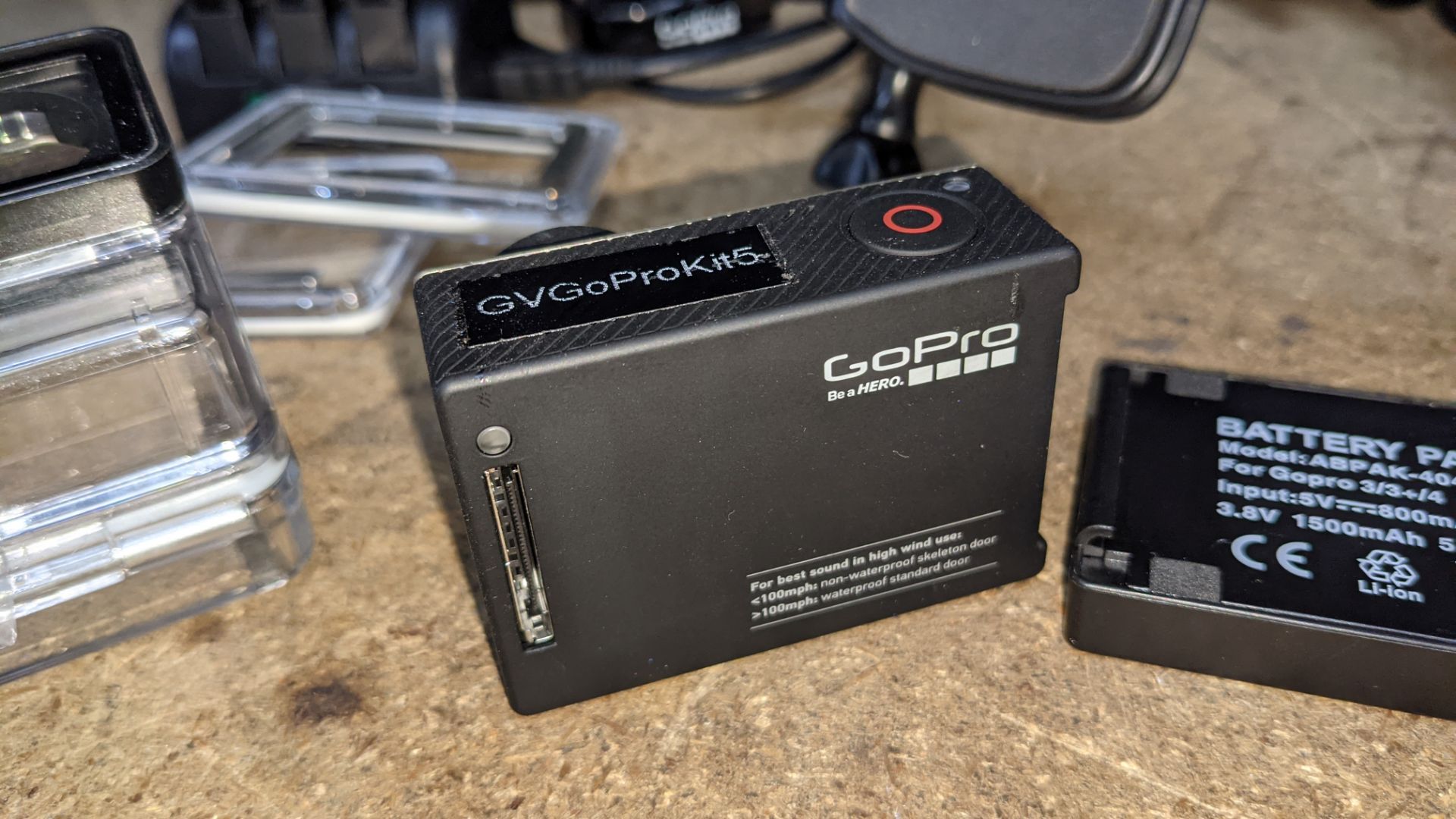 GoPro Hero 4 camera kit comprising GoPro Hero 4 plus wide variety of batteries, chargers, cases & mo - Image 8 of 15