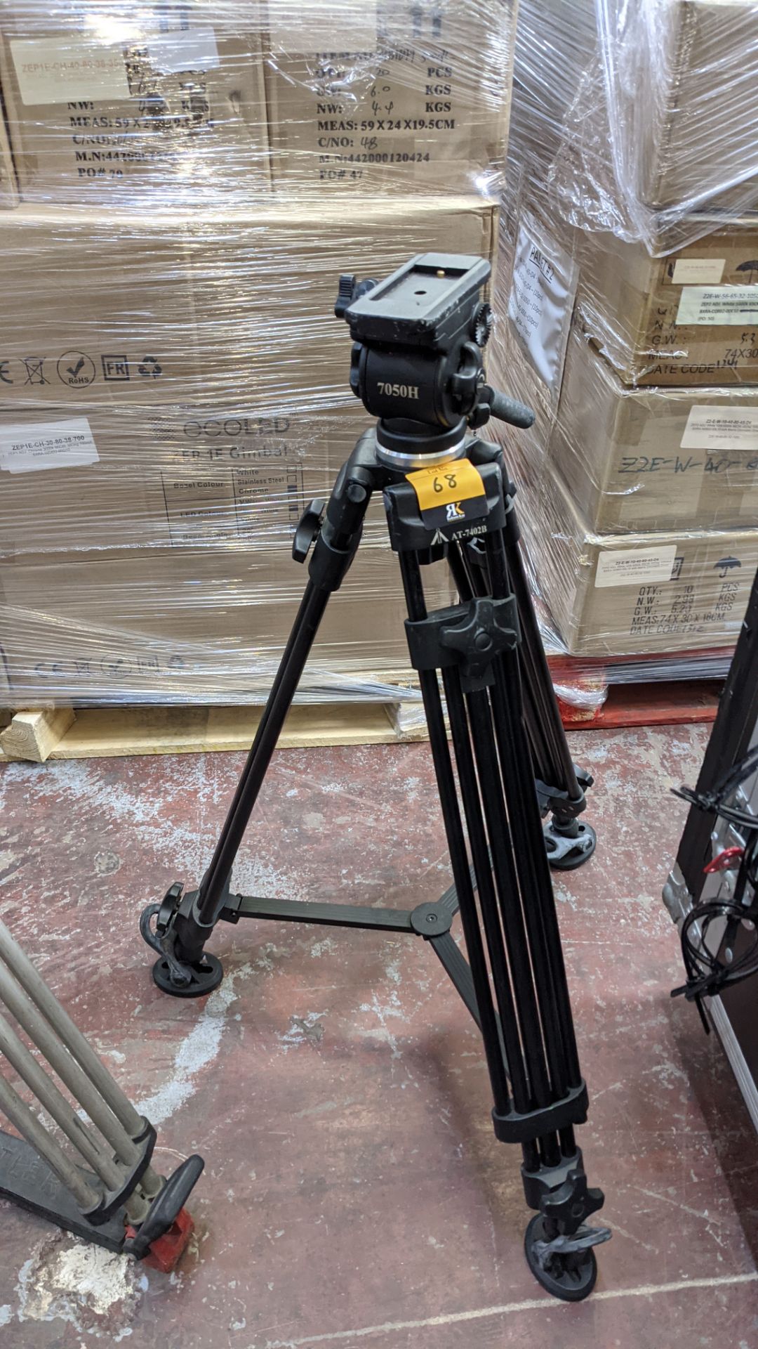 E-Image model AT-7402B tripod with 7050H head