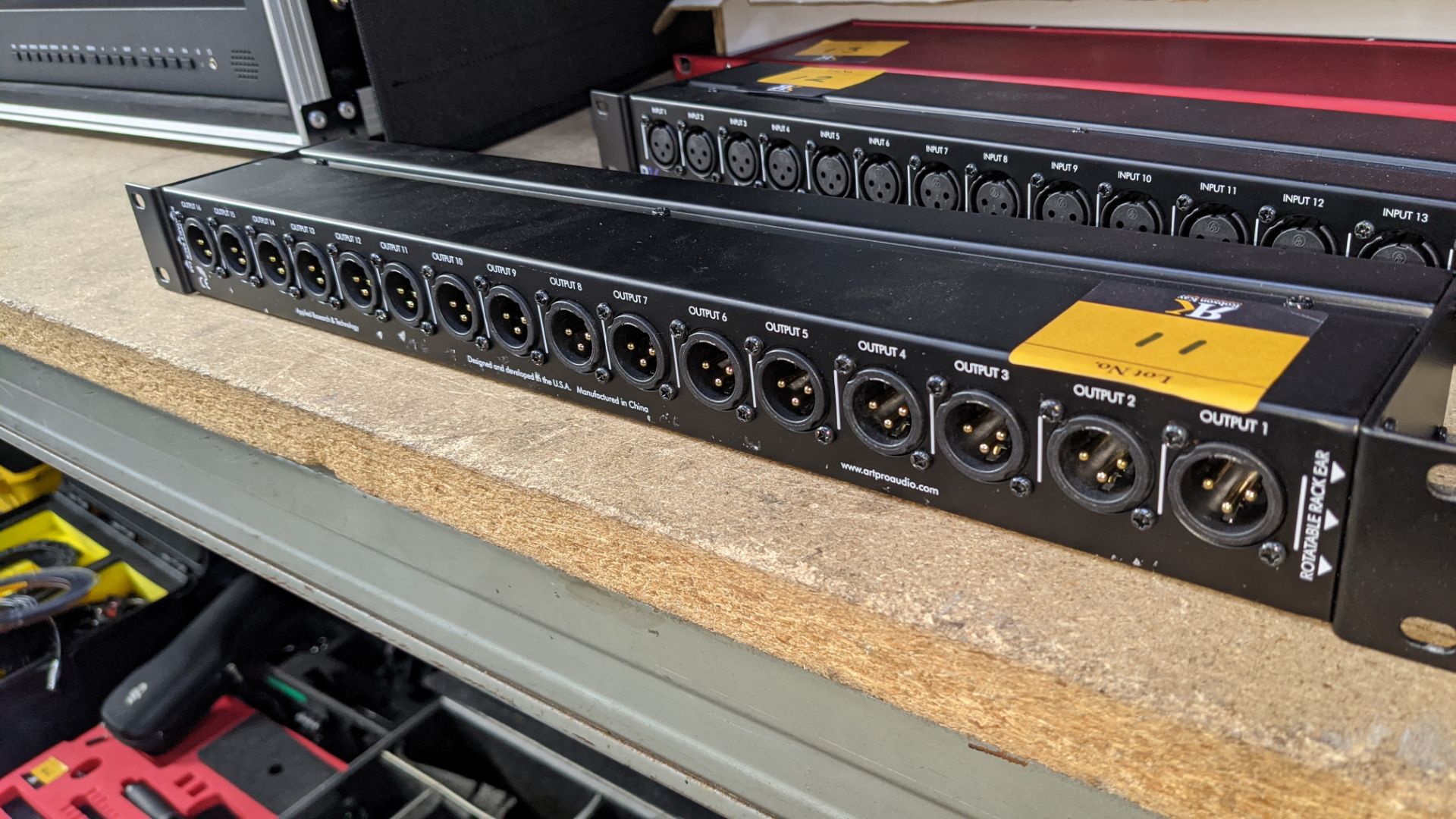 ART P16 Sixteen channel XLR balanced patch bay - Image 2 of 9