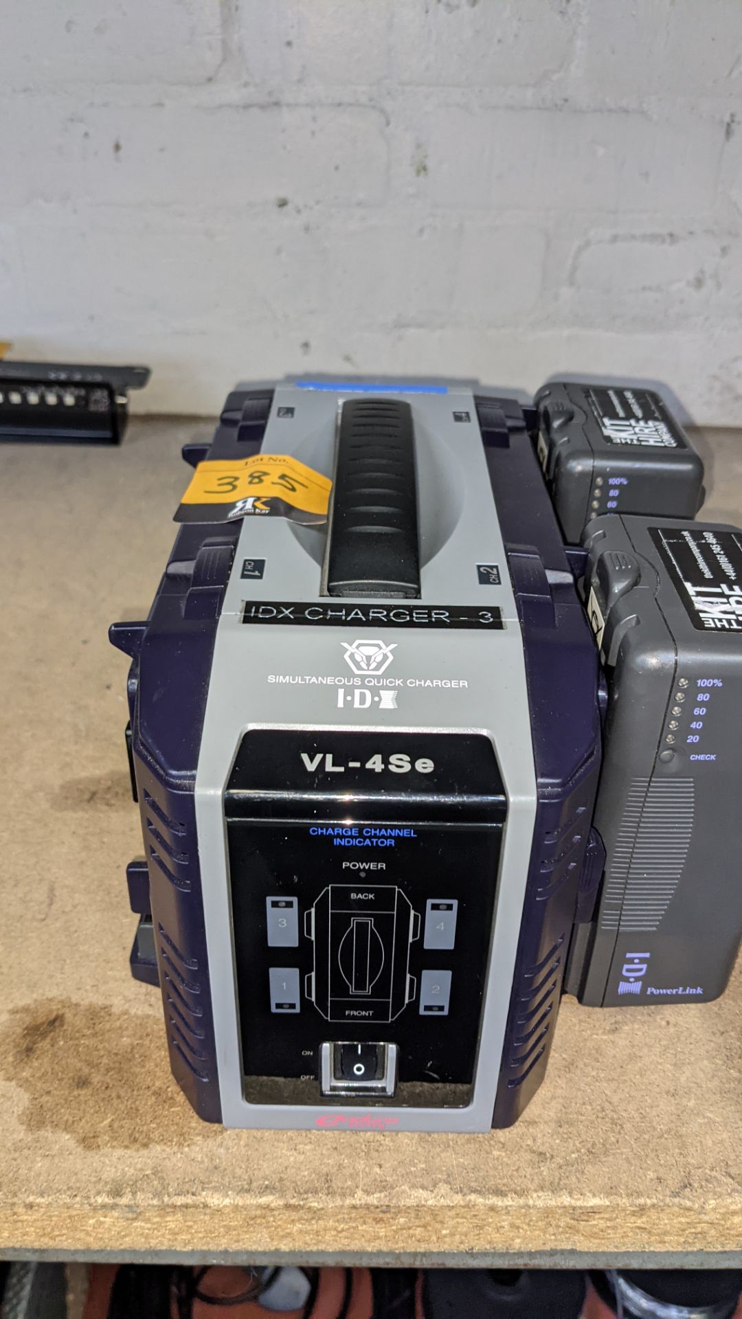 Vlock Batteries Heavy-duty simultaneous quick charging system including 2 off IDX lithium ion model - Image 7 of 8