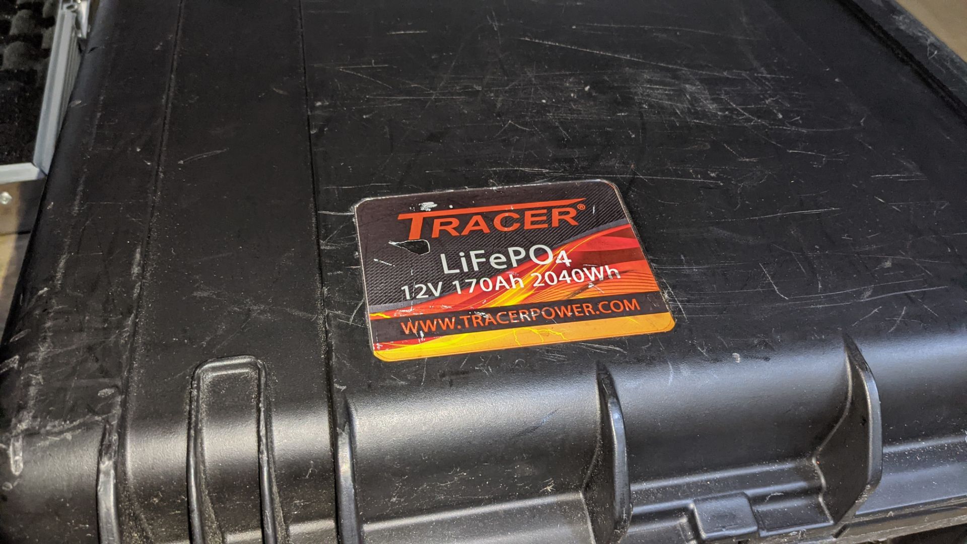 Tracer LiFePO4 12v 170Ah 2040Wh Suitcase battery in dedicated case with neutrik powercon external co - Image 5 of 9