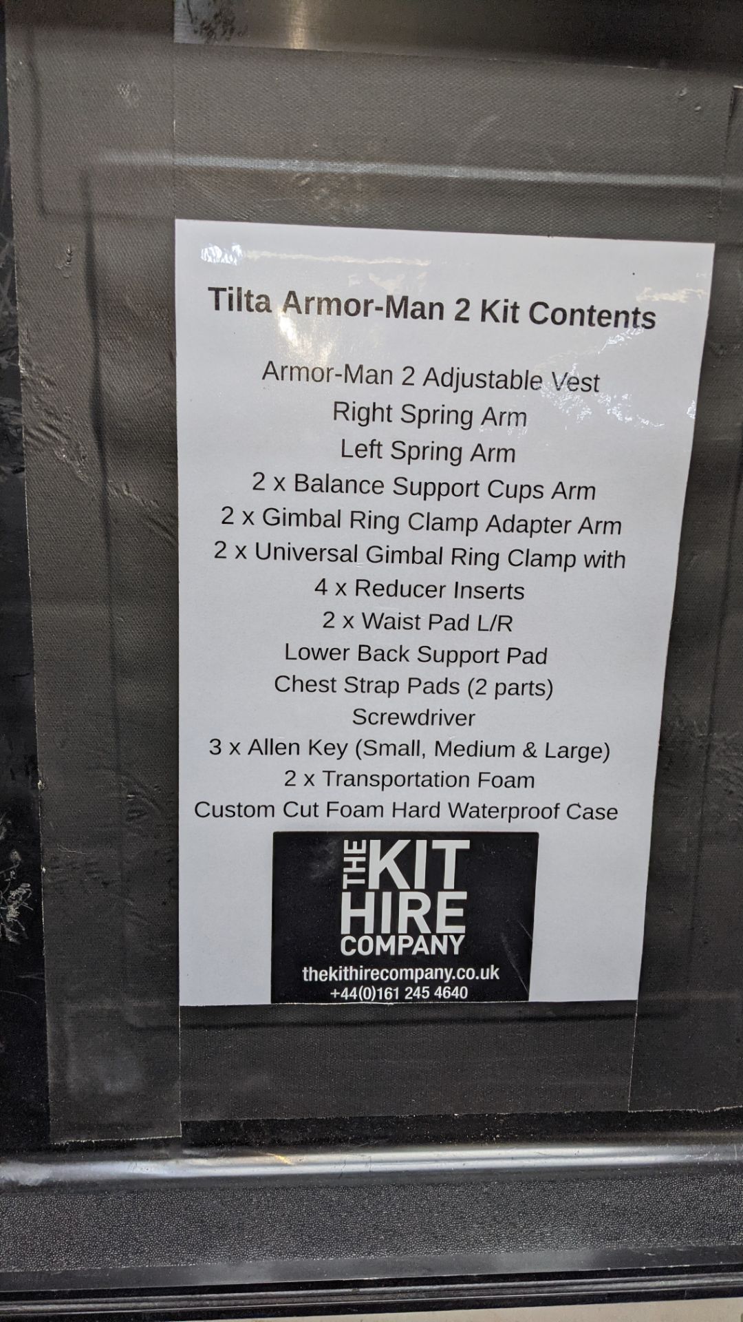 Tilta Armor-Man 2 GimbalE Exoskeleton for Ronin 2 and MoVI Pro kit comprising adjustable vest plus a - Image 4 of 16