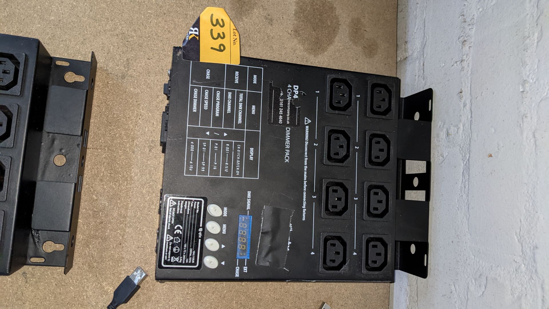 QTX DP4 4-channel dimmer pack - Image 4 of 5