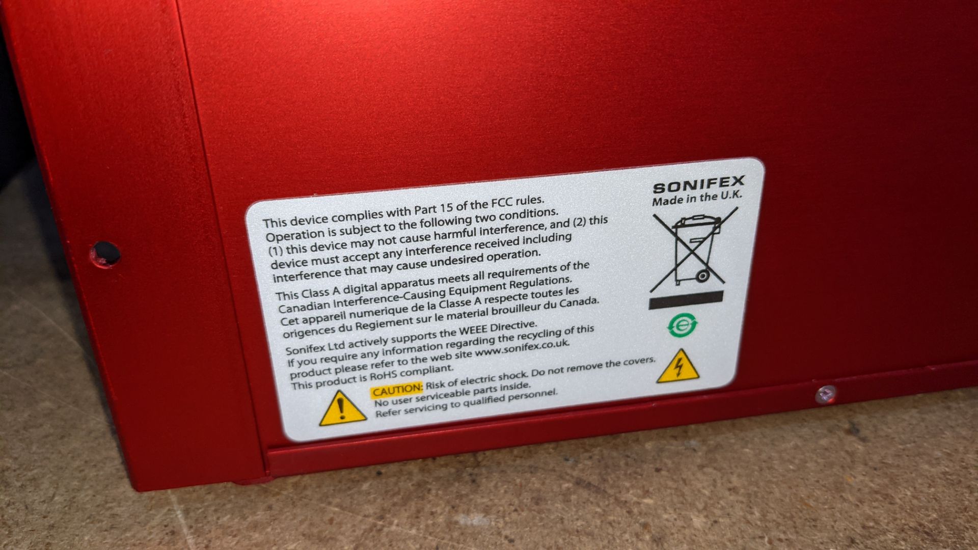 Sonifex Redbox model RB-DA6 distribution amplifier - Image 4 of 7