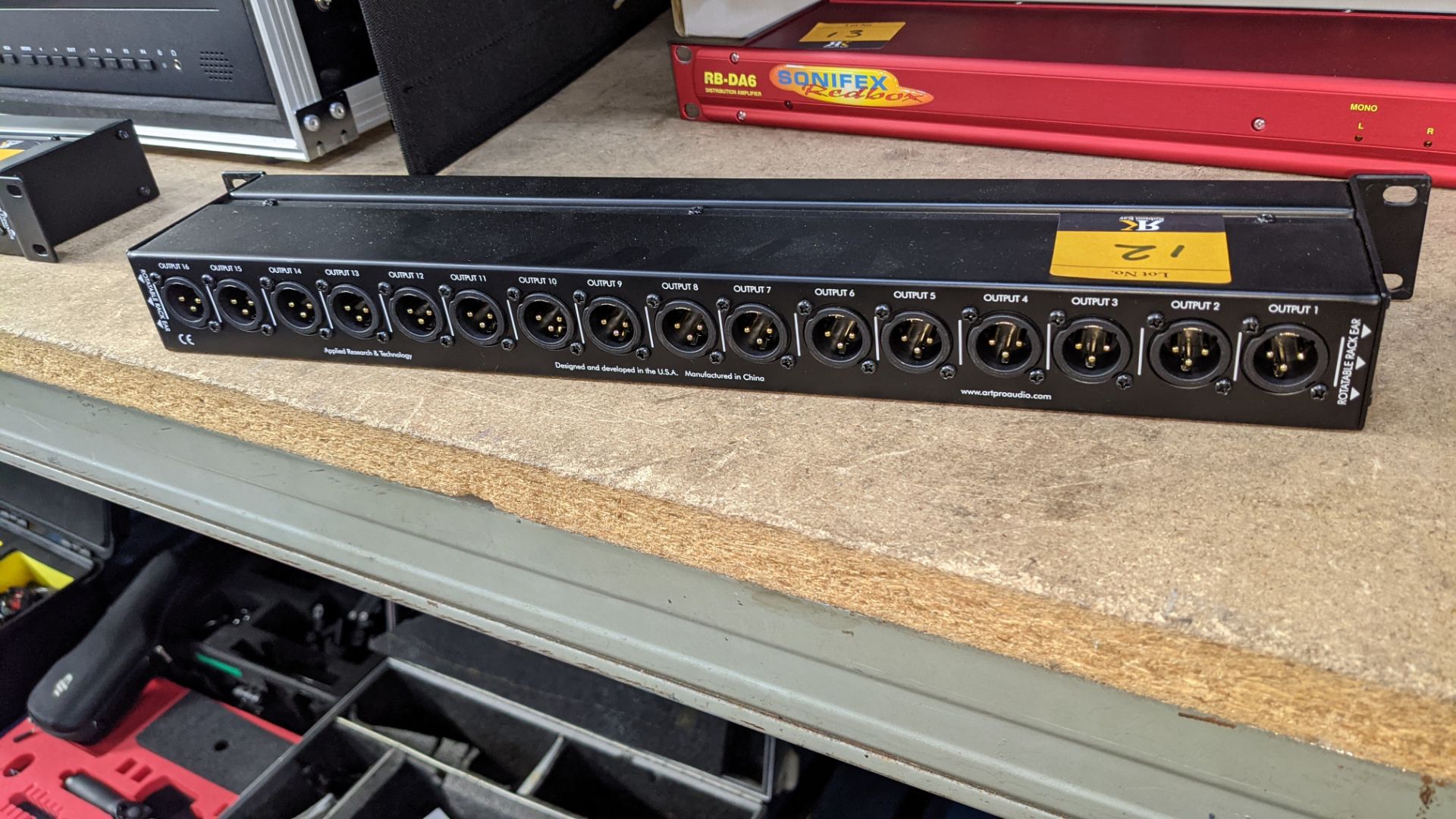 ART P16 Sixteen channel XLR balanced patch bay - Image 5 of 6