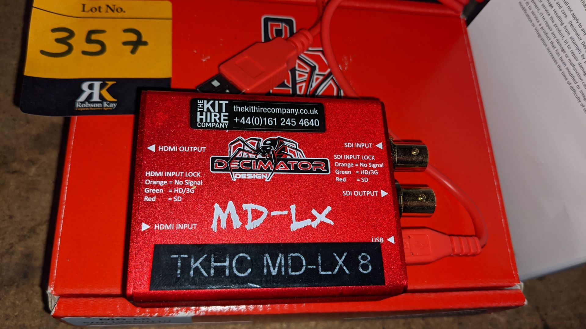 Decimator model MD-LX HDMI/SD - Image 3 of 6