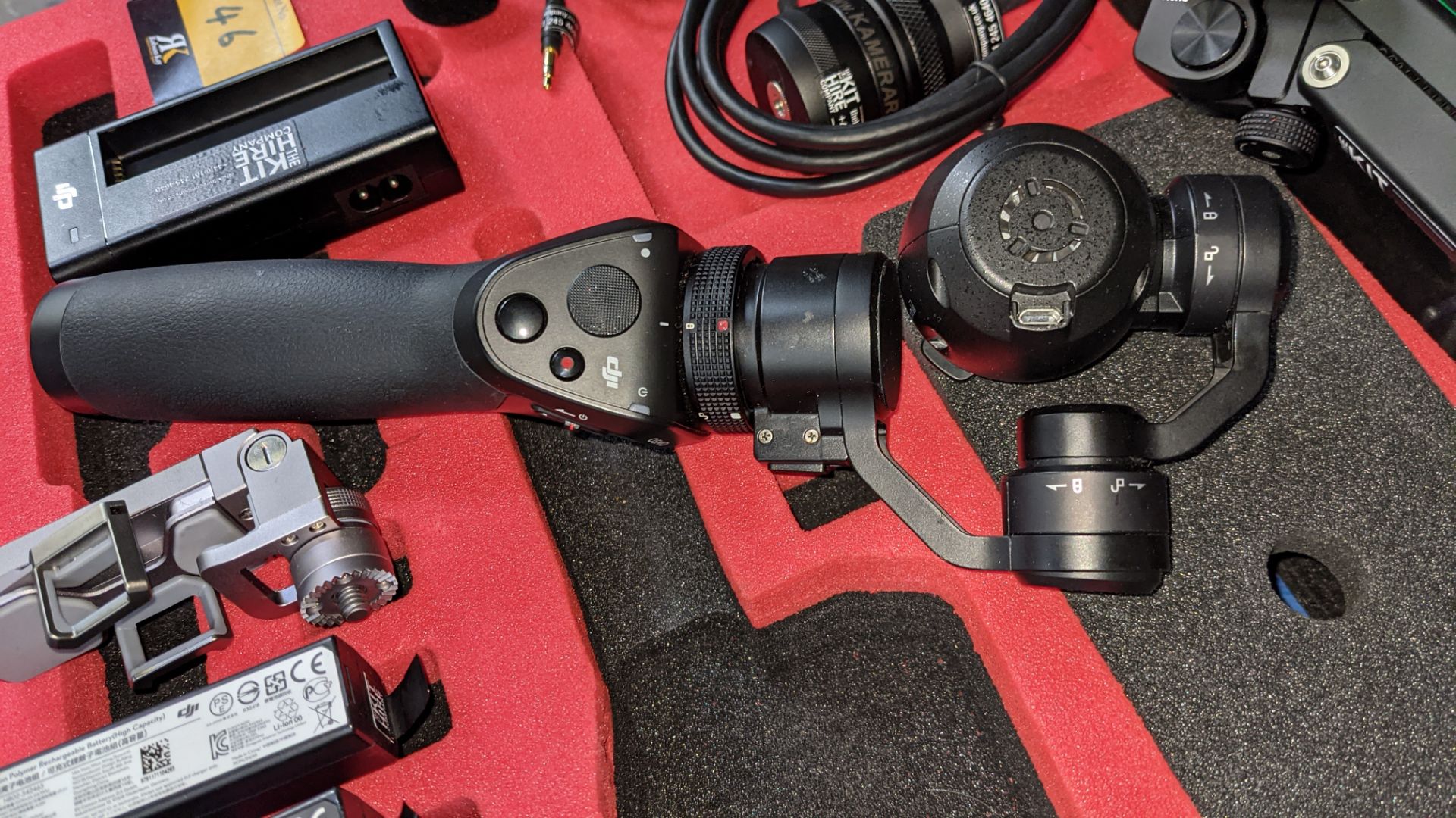 DJI Osmo X3 kit comprising hand-held gimbal plus wide variety of ancillaries for use with same, as d - Image 6 of 20