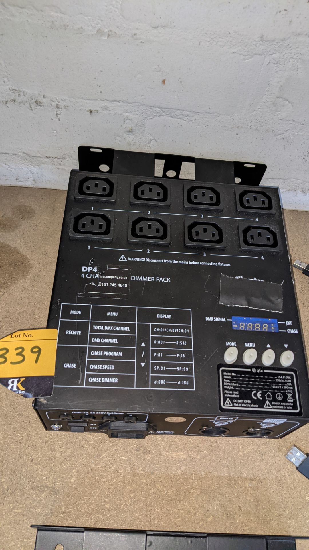 QTX DP4 4-channel dimmer pack