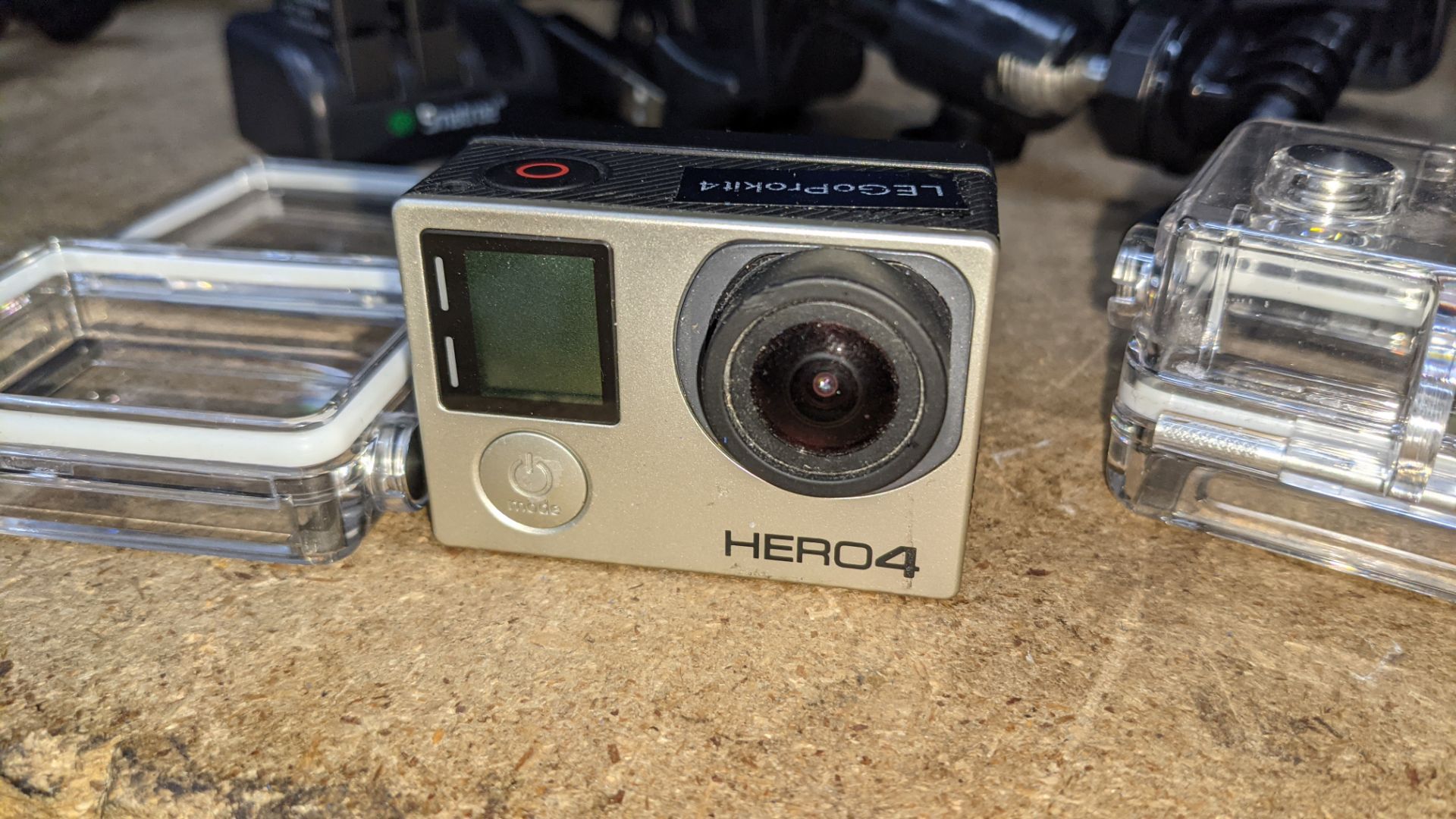 GoPro Hero 4 camera kit comprising GoPro Hero 4 plus wide variety of batteries, chargers, cases & mo - Image 6 of 18