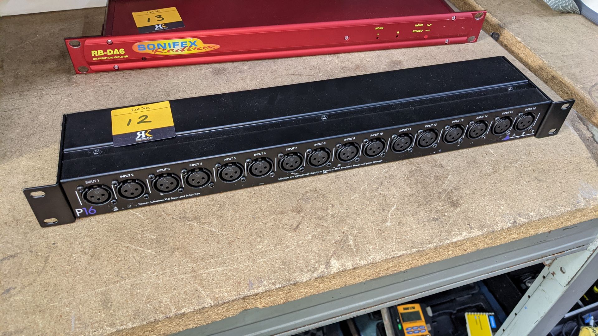 ART P16 Sixteen channel XLR balanced patch bay