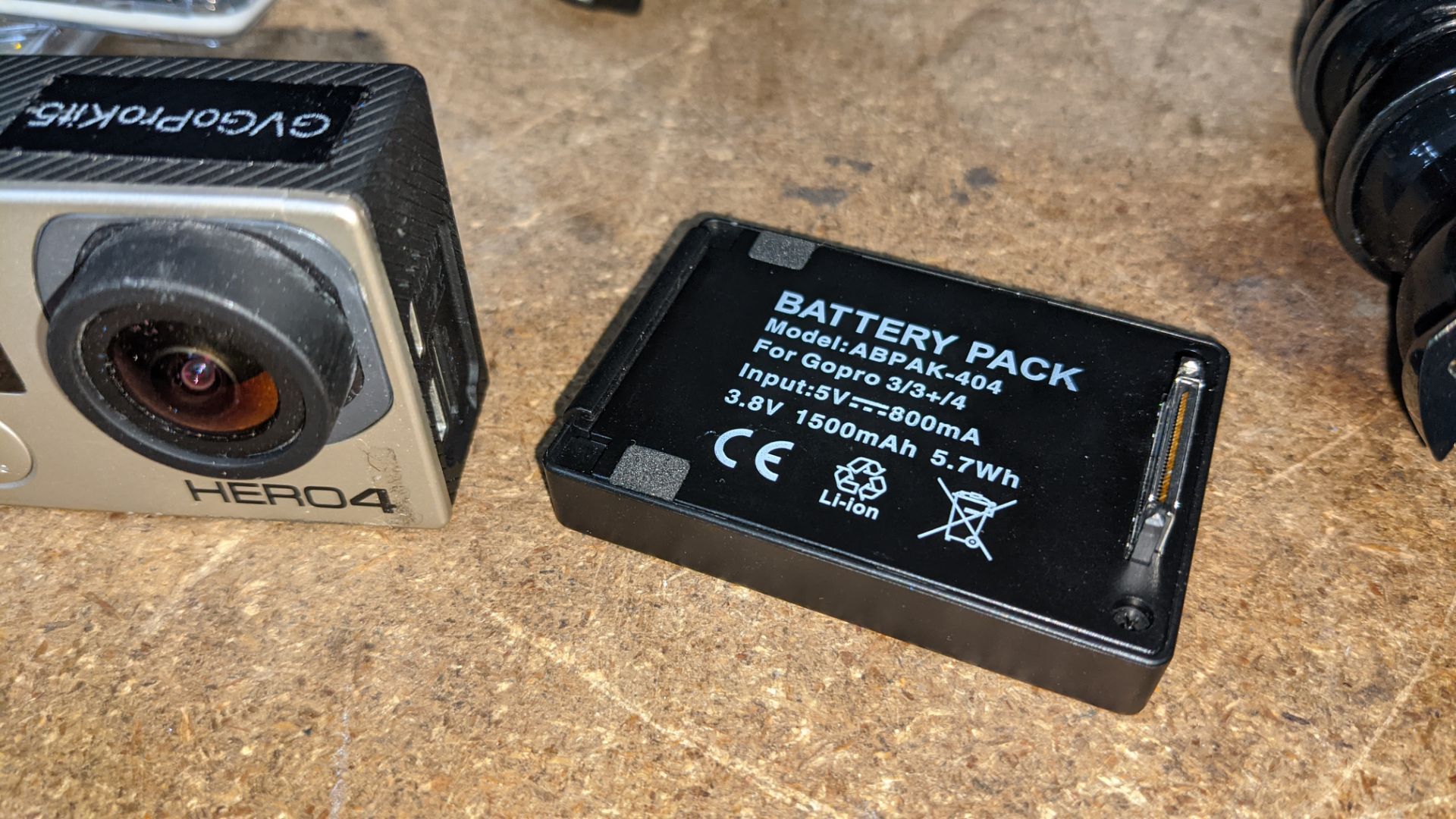 GoPro Hero 4 camera kit comprising GoPro Hero 4 plus wide variety of batteries, chargers, cases & mo - Image 7 of 15