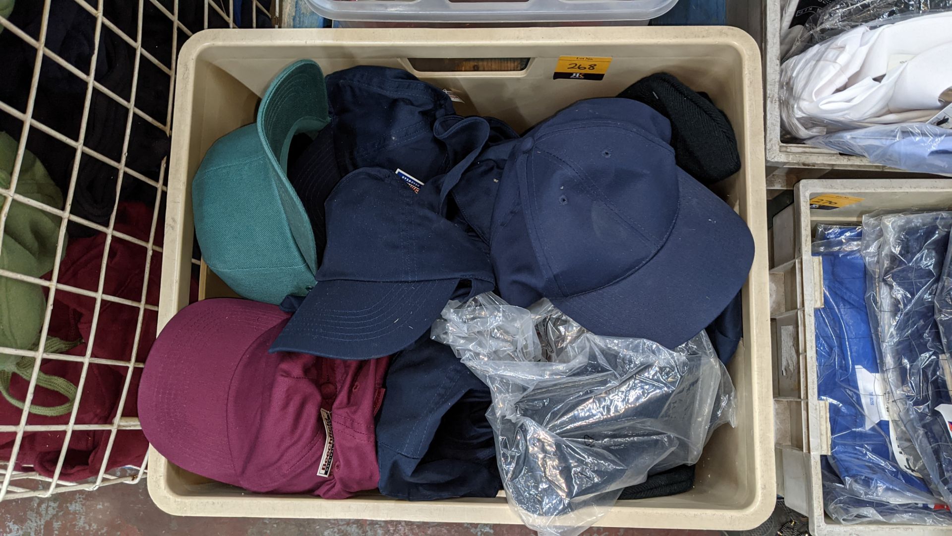 Quantity of assorted beanie hats & baseball caps - the contents of 1 crate. NB crate excluded - Image 3 of 7