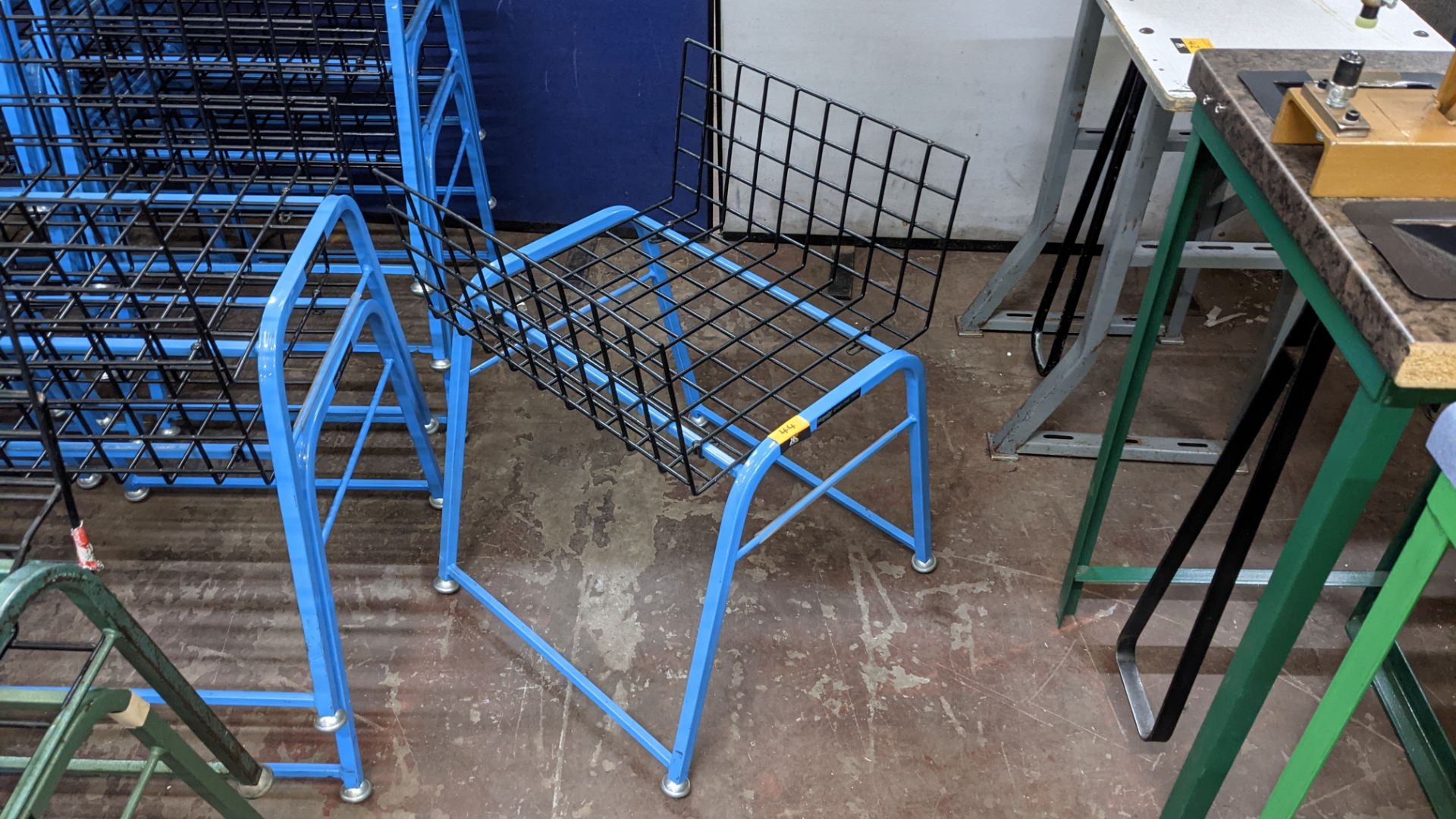 7 off matching blue stacking Steely mobile machinists baskets - Image 5 of 5