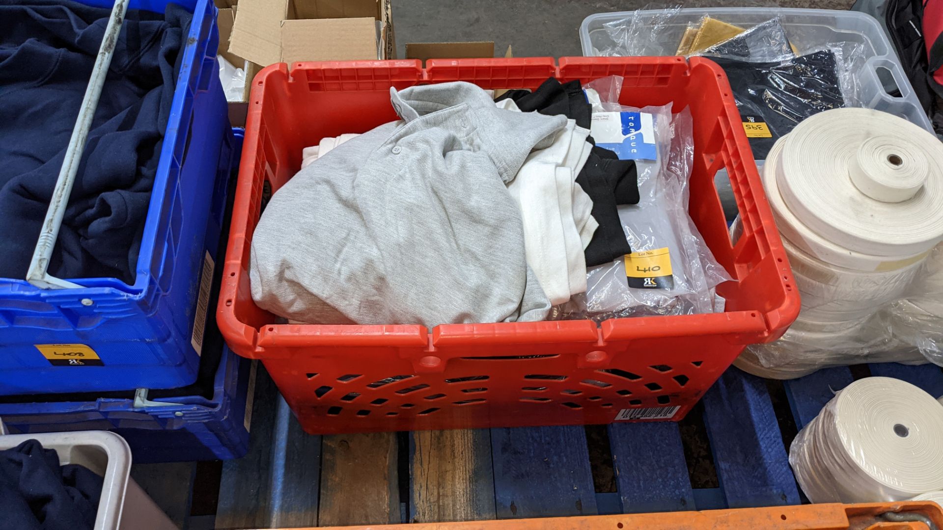 Quantity of assorted polo shirts & similar - the contents of 1 large crate