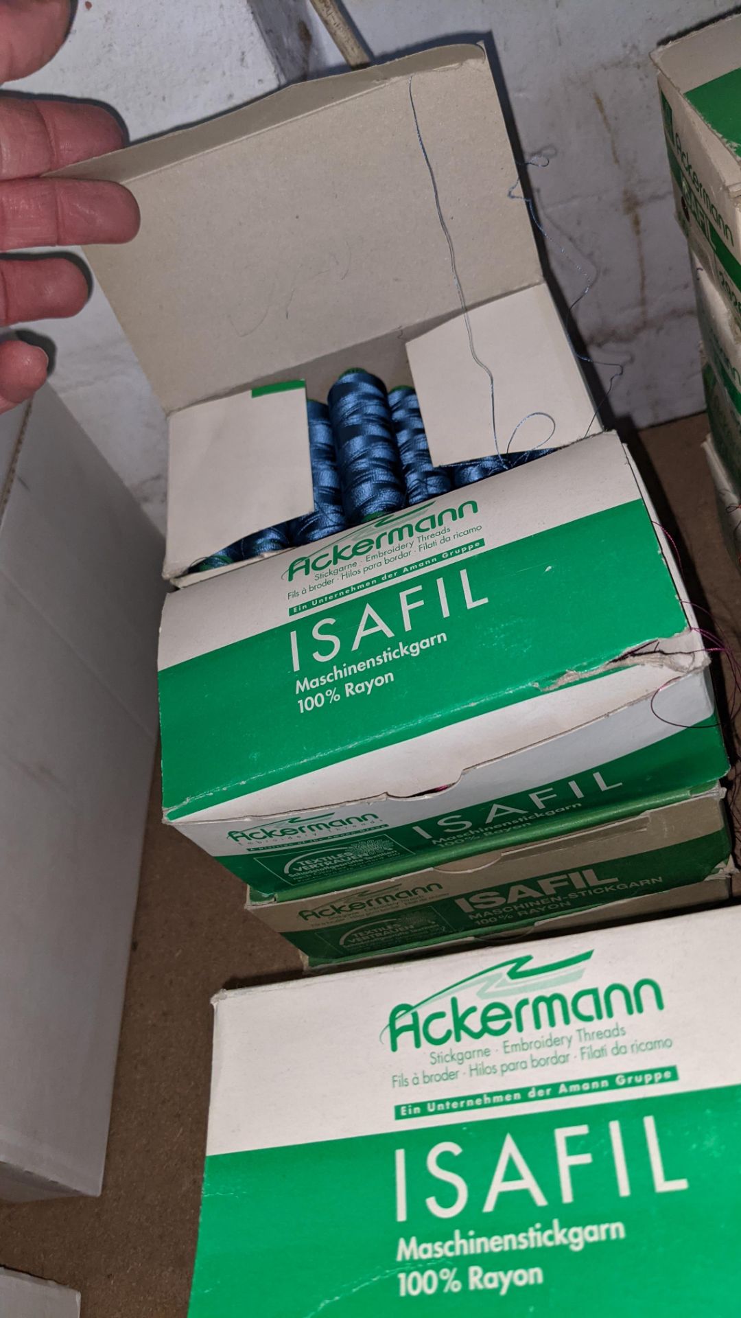 15 boxes of Ackermann Isafil viscose/rayon embroidery thread - Image 8 of 8