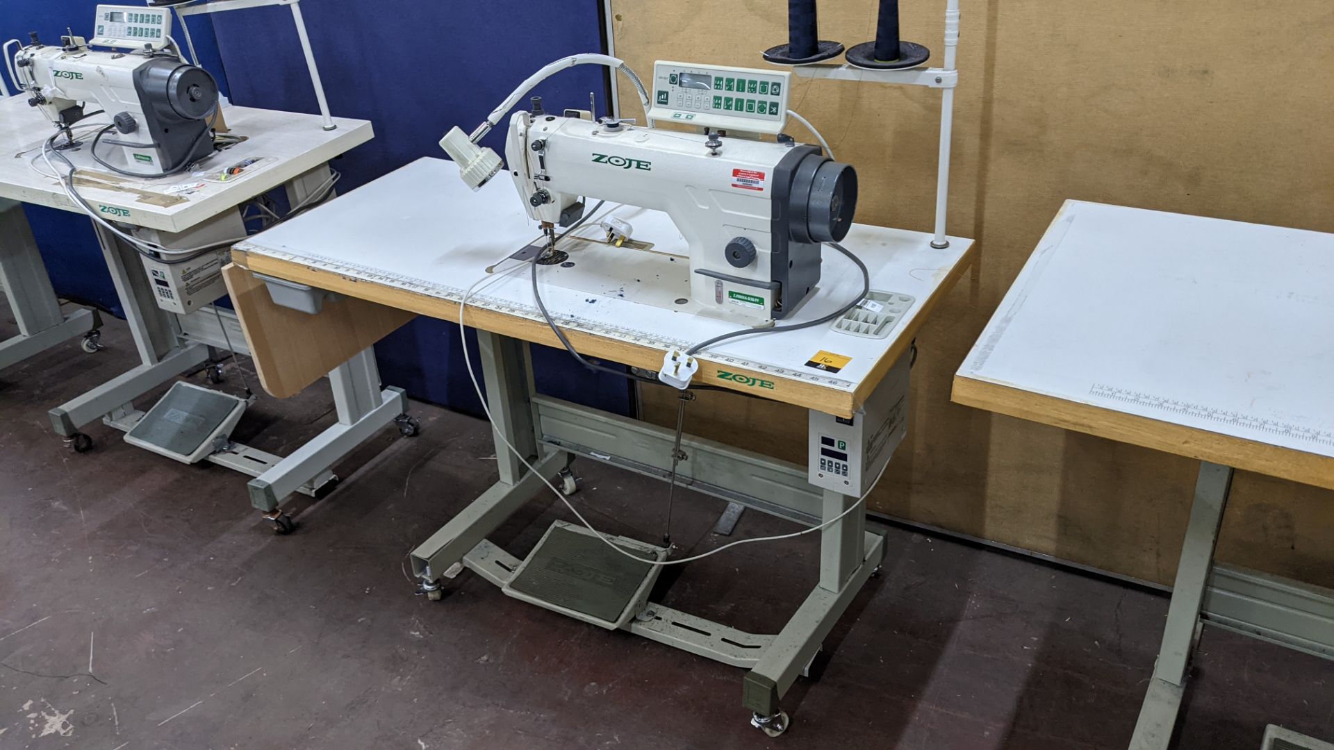 Zoje model ZJ9800A-D3B/PF lockstitch sewing machine with model WR-501 digital controller - Image 2 of 19