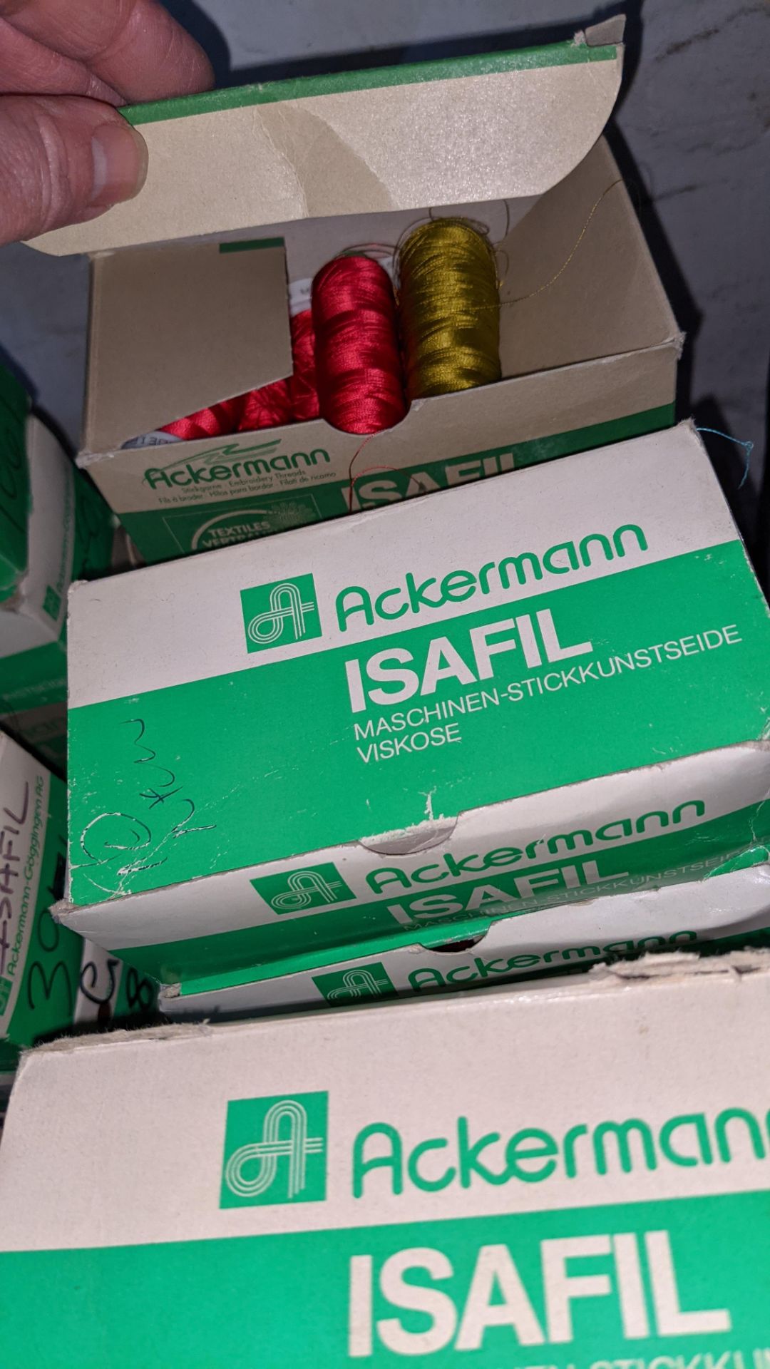 20 boxes of Ackermann Isafil viscose/rayon embroidery thread - Image 9 of 9