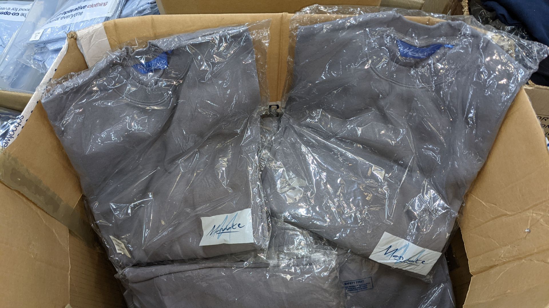 Approx 32 off pale grey sweatshirts - 1 box - Image 4 of 4