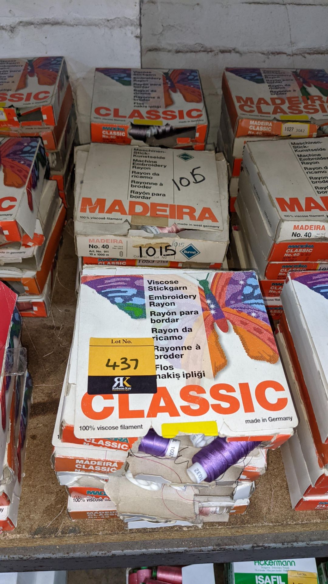 15 assorted boxes of Madeira Classic No. 40 embroidery rayon thread - Image 2 of 8