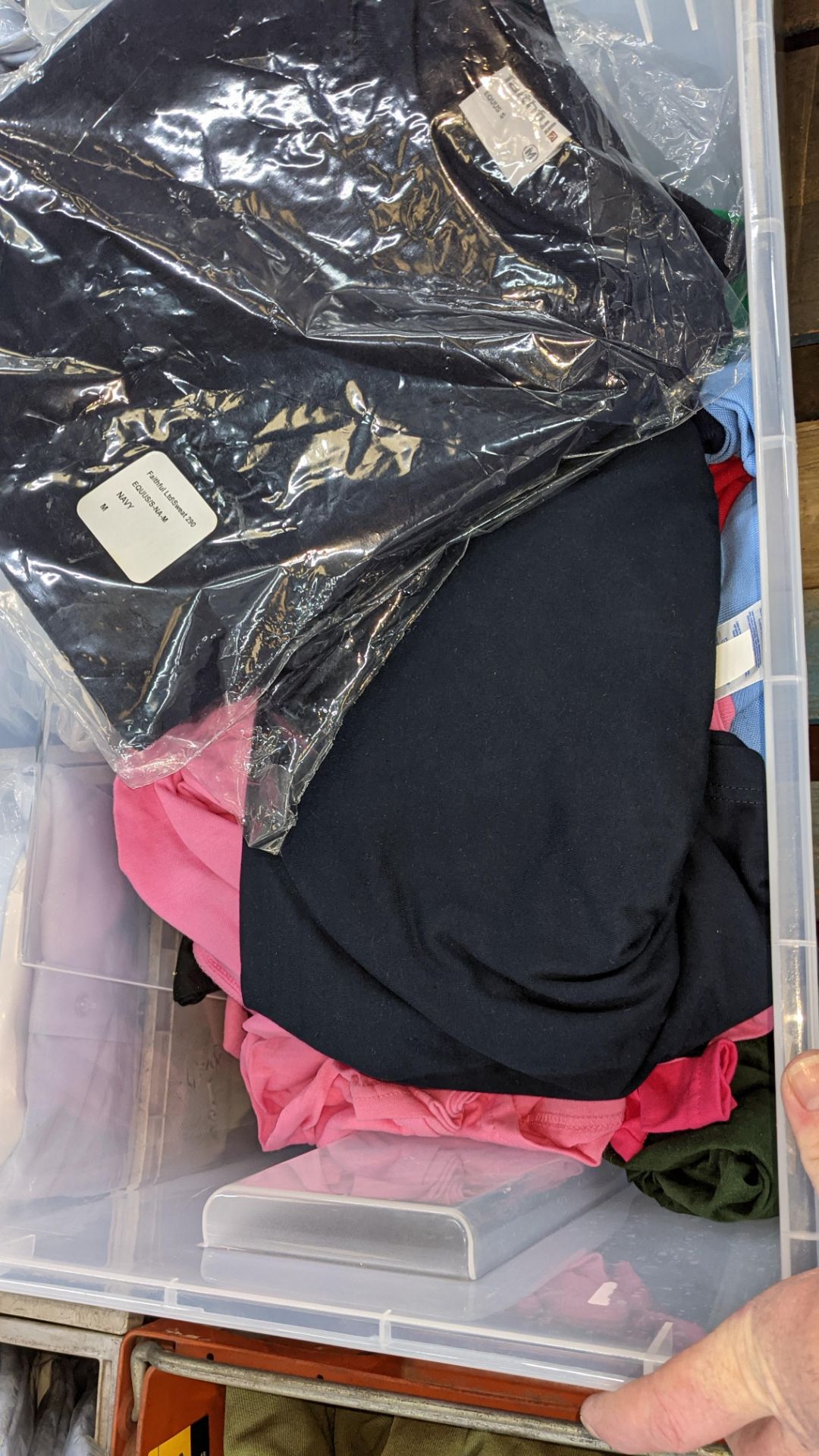 The contents of a crate of assorted garments. NB crate excluded - Image 4 of 5