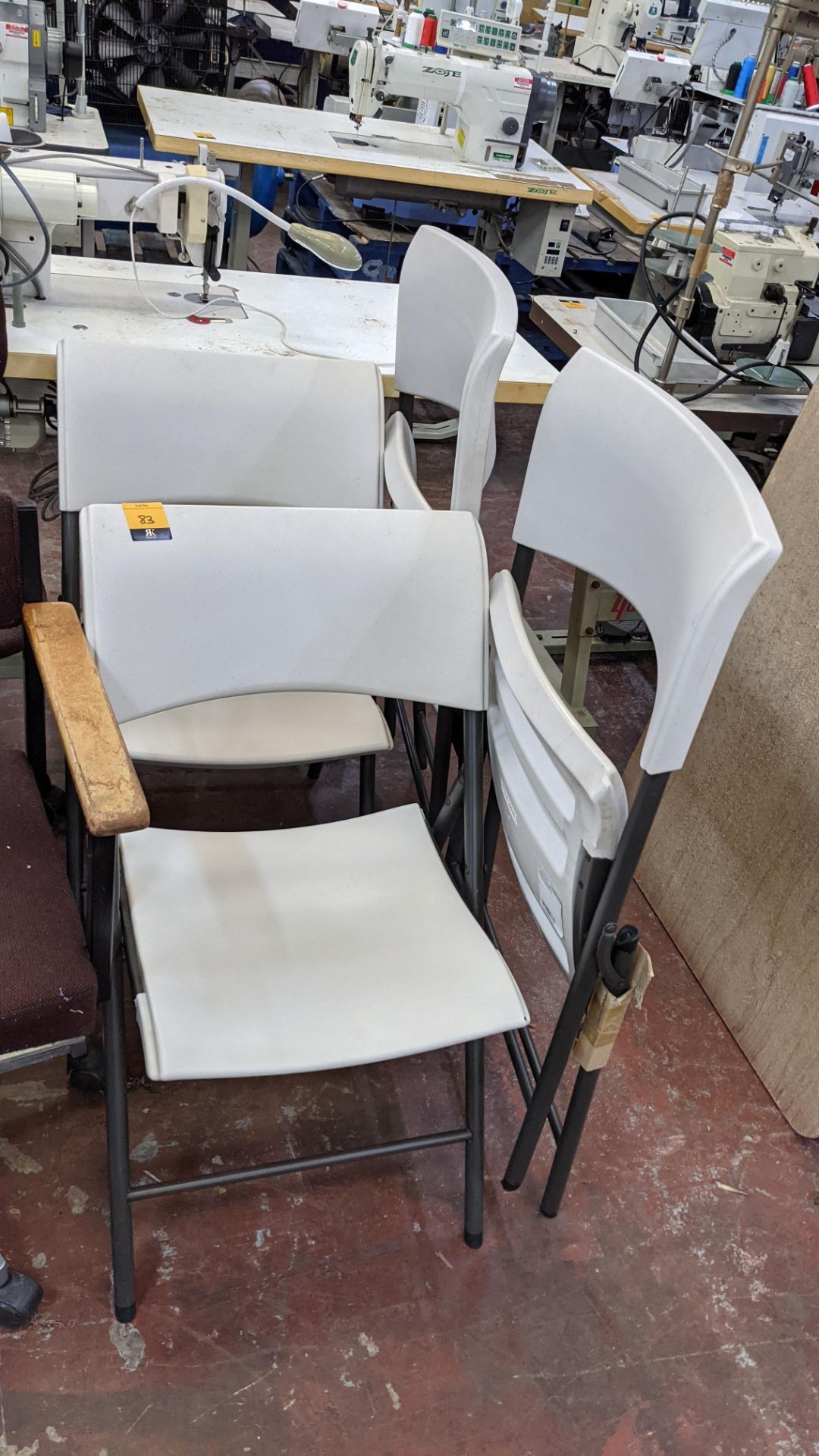 4 off Lifetime folding chairs
