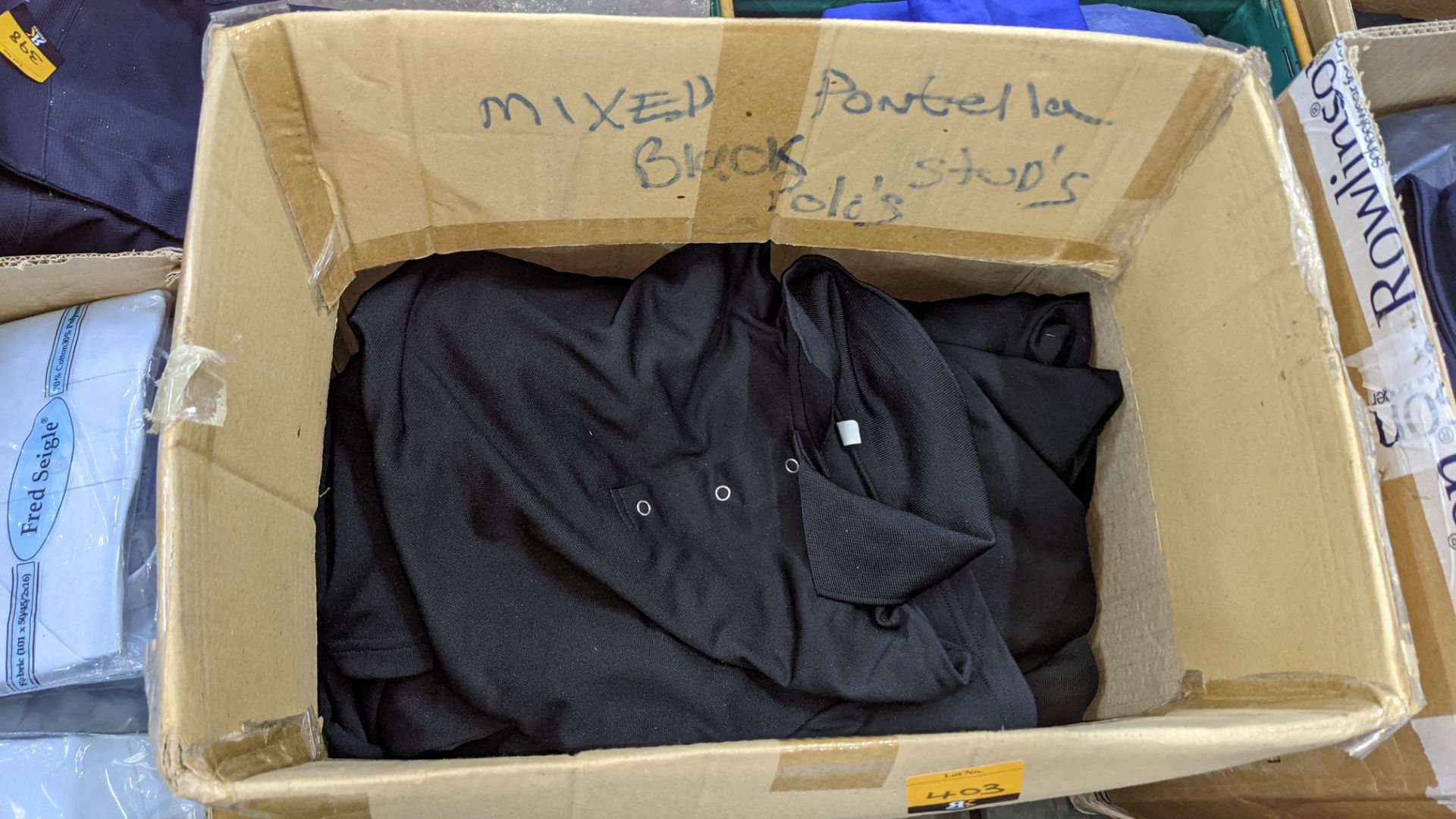 Quantity of black polo shirts - Image 3 of 4