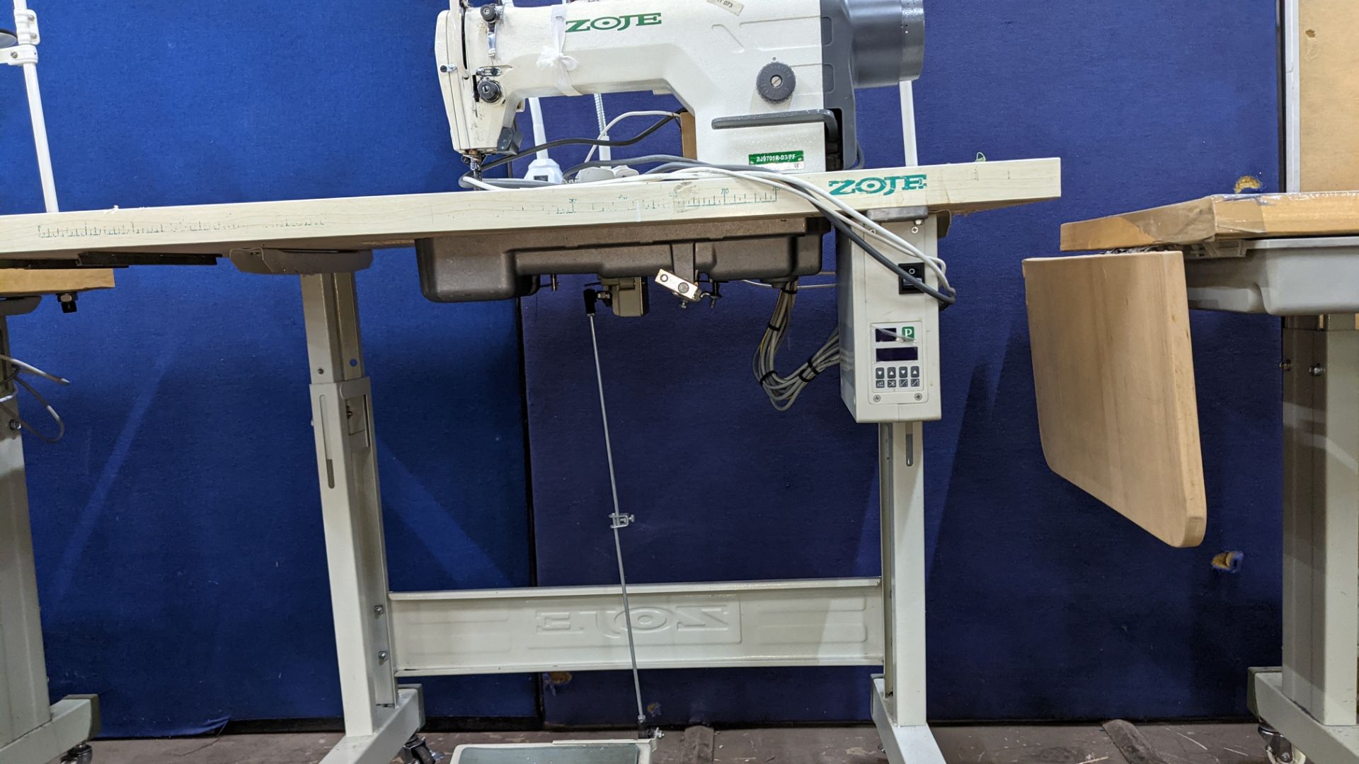 Zoje model ZJ9701R-D3/PF lockstitch sewing machine with model WR-501 digital controller - Image 15 of 17