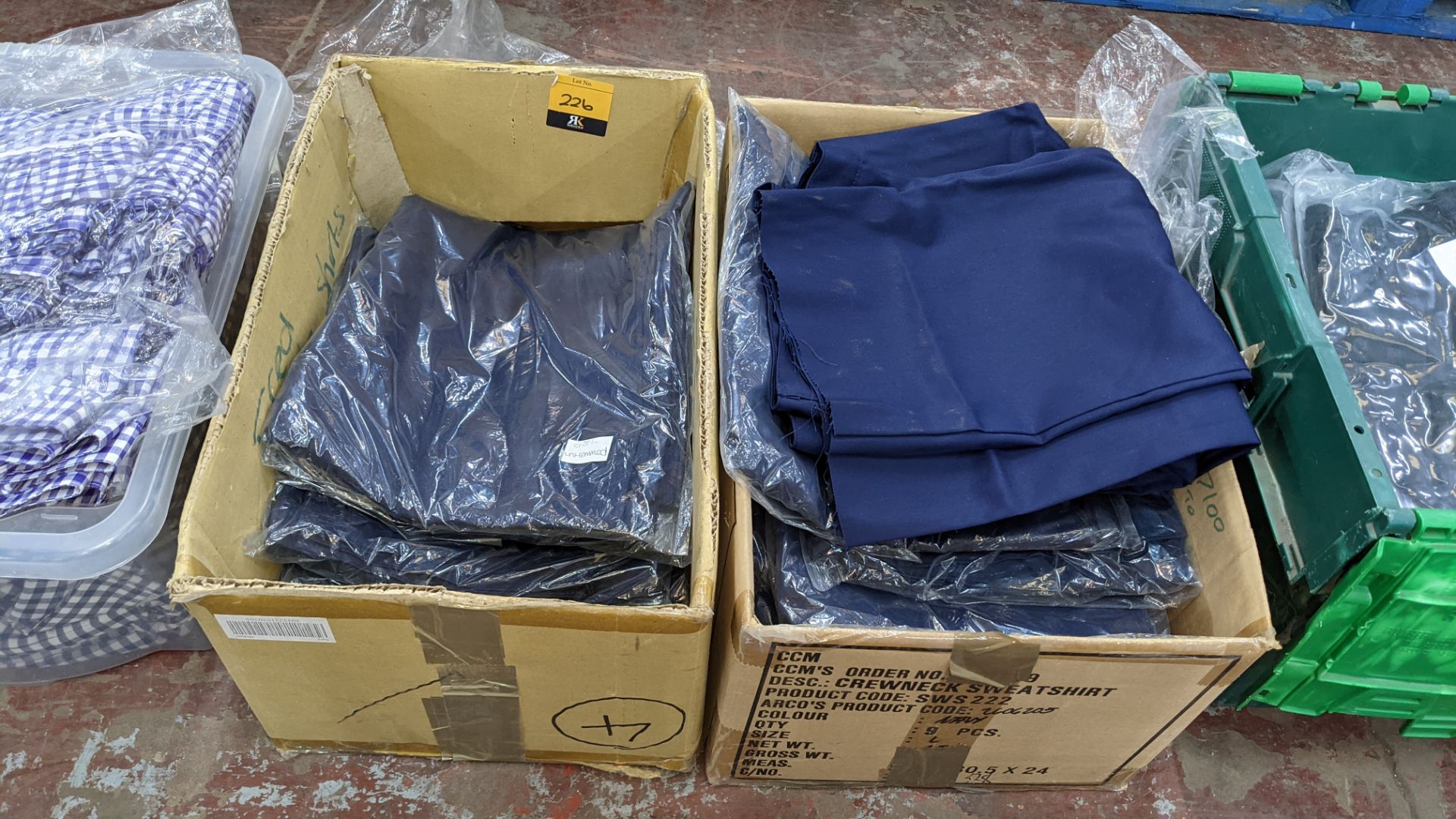 Approx 21 off blue work trousers - 2 boxes - Image 2 of 5