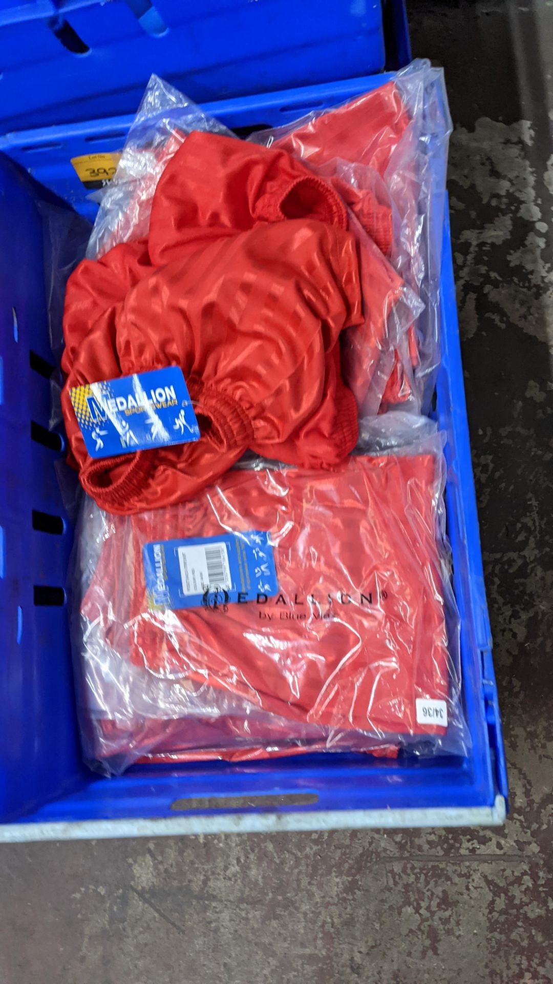 Approx 20 off red children's sports shorts