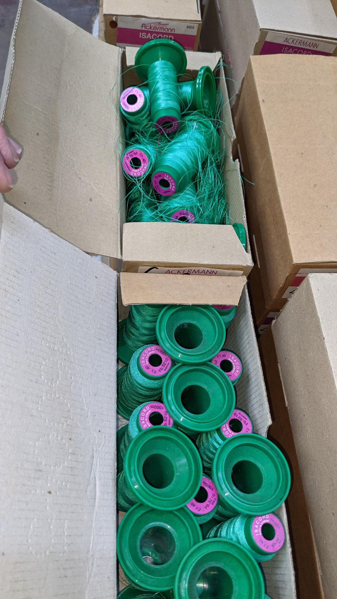 16 boxes of Ackermann Isacord (40) polyester thread - Image 7 of 8