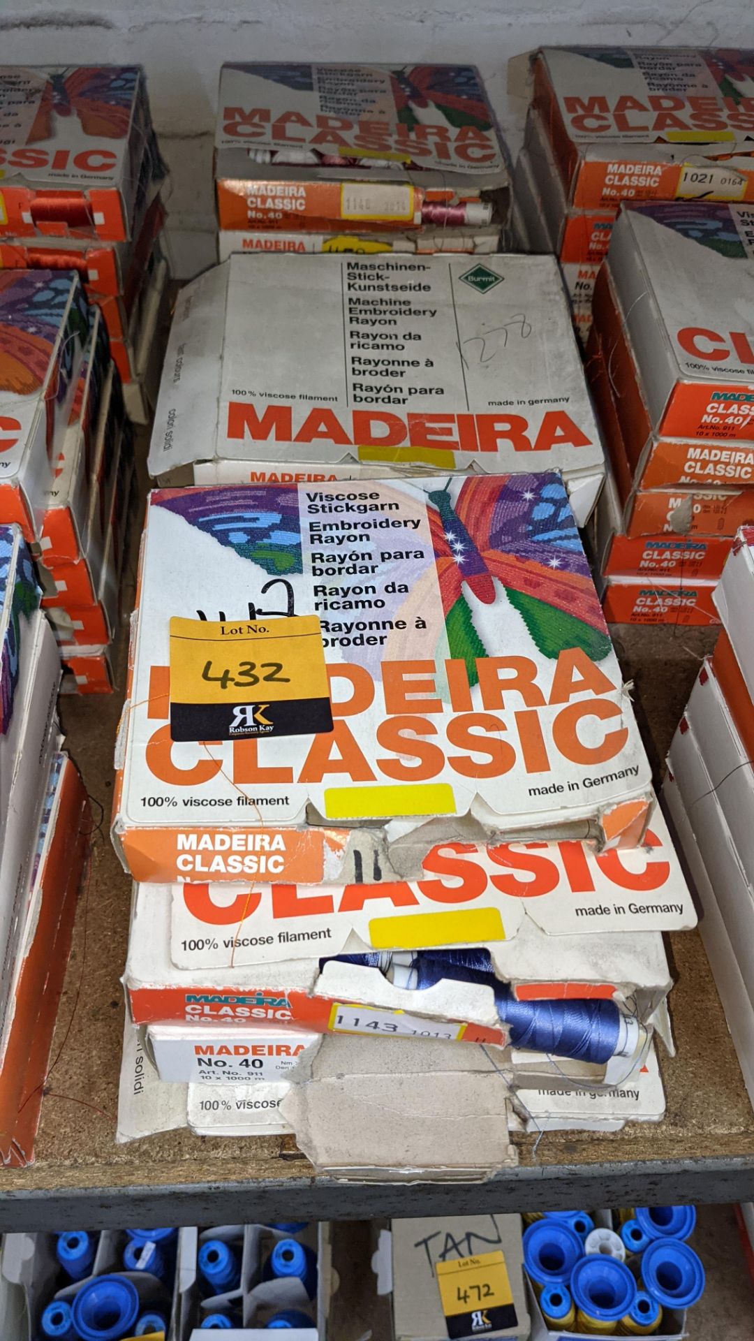 15 assorted boxes of Madeira Classic No. 40 embroidery rayon thread - Image 2 of 8