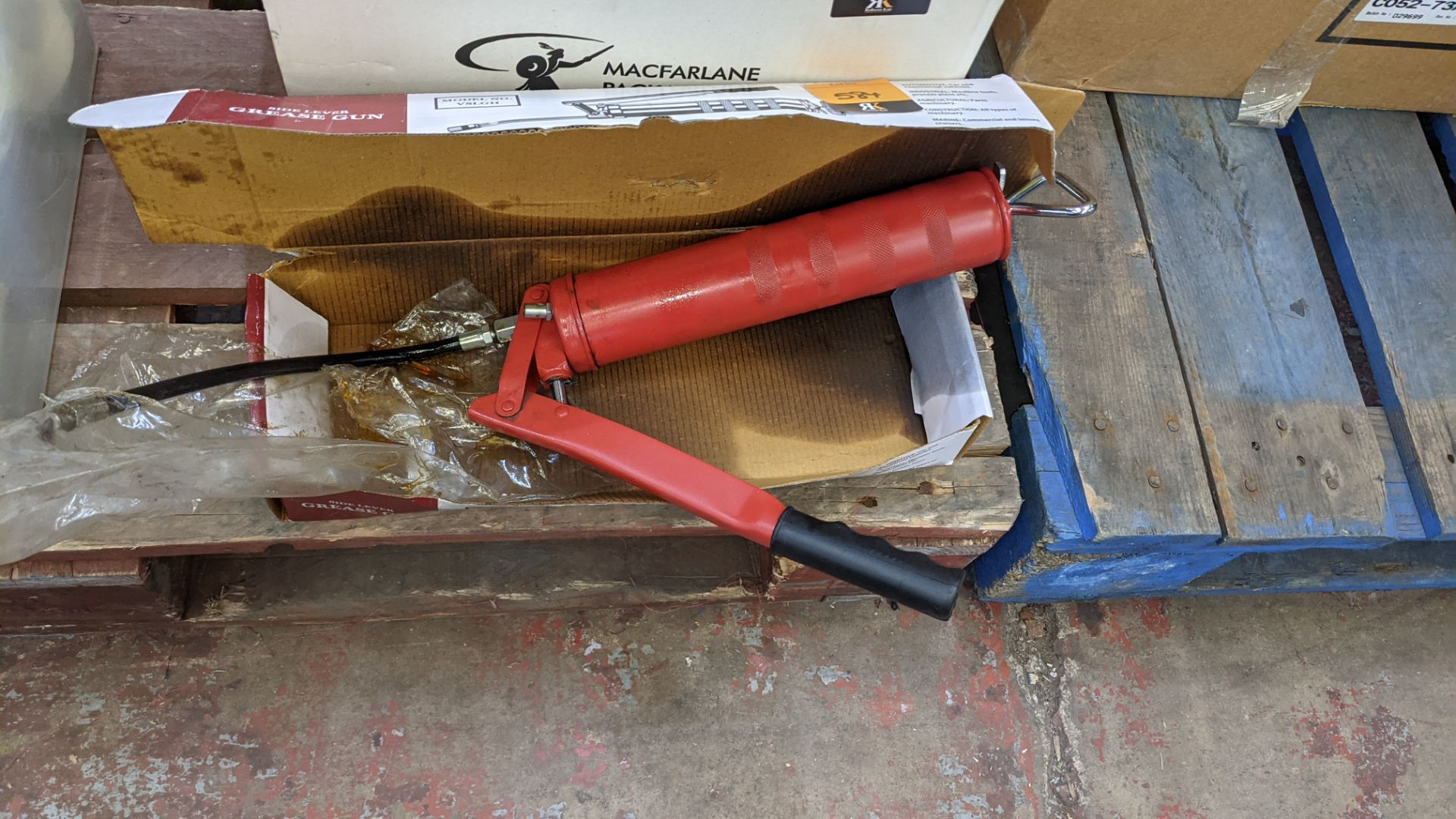 Side lever grease gun, model VSLGH