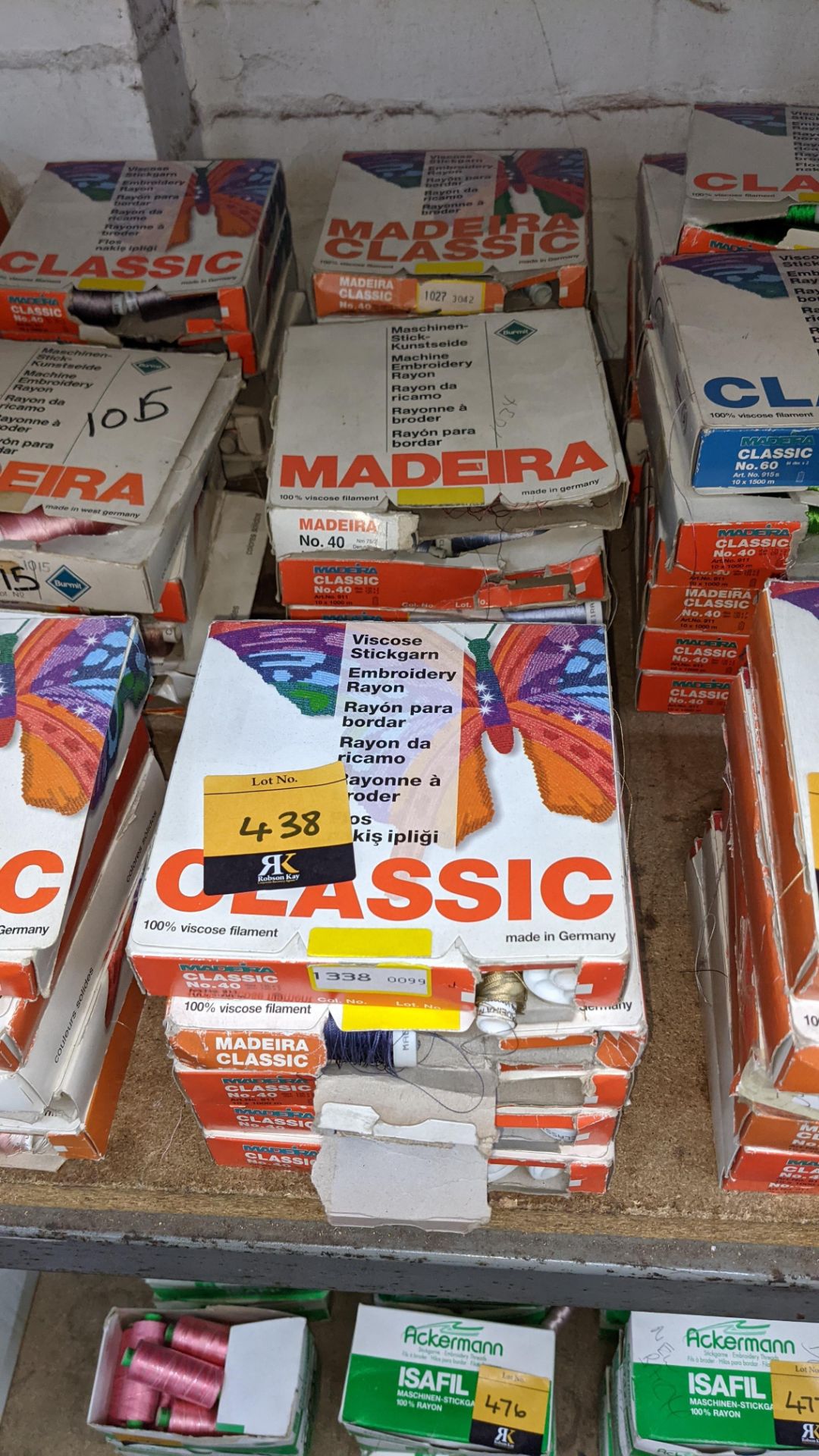 15 assorted boxes of Madeira Classic No. 40 embroidery rayon thread - Image 2 of 8