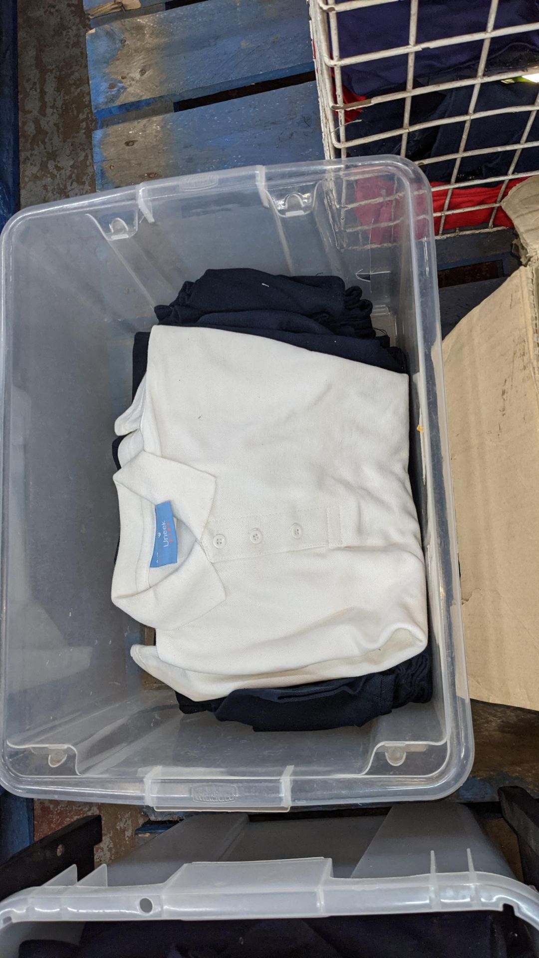 Approx 40 off children's assorted polo shirts - the contents of 2 boxes/crates. NB boxes/crates exc - Image 5 of 6