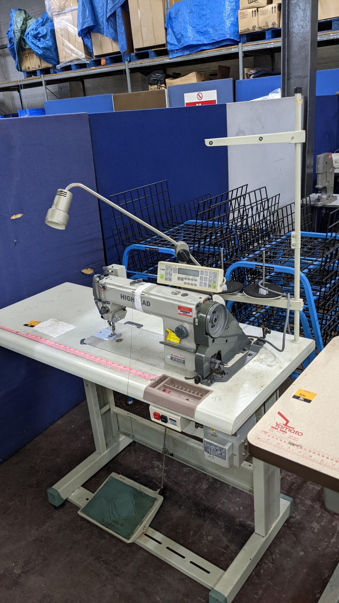 Highlead model GC128-M-D3 sewing machine with model C-60M digital controller - Image 3 of 18