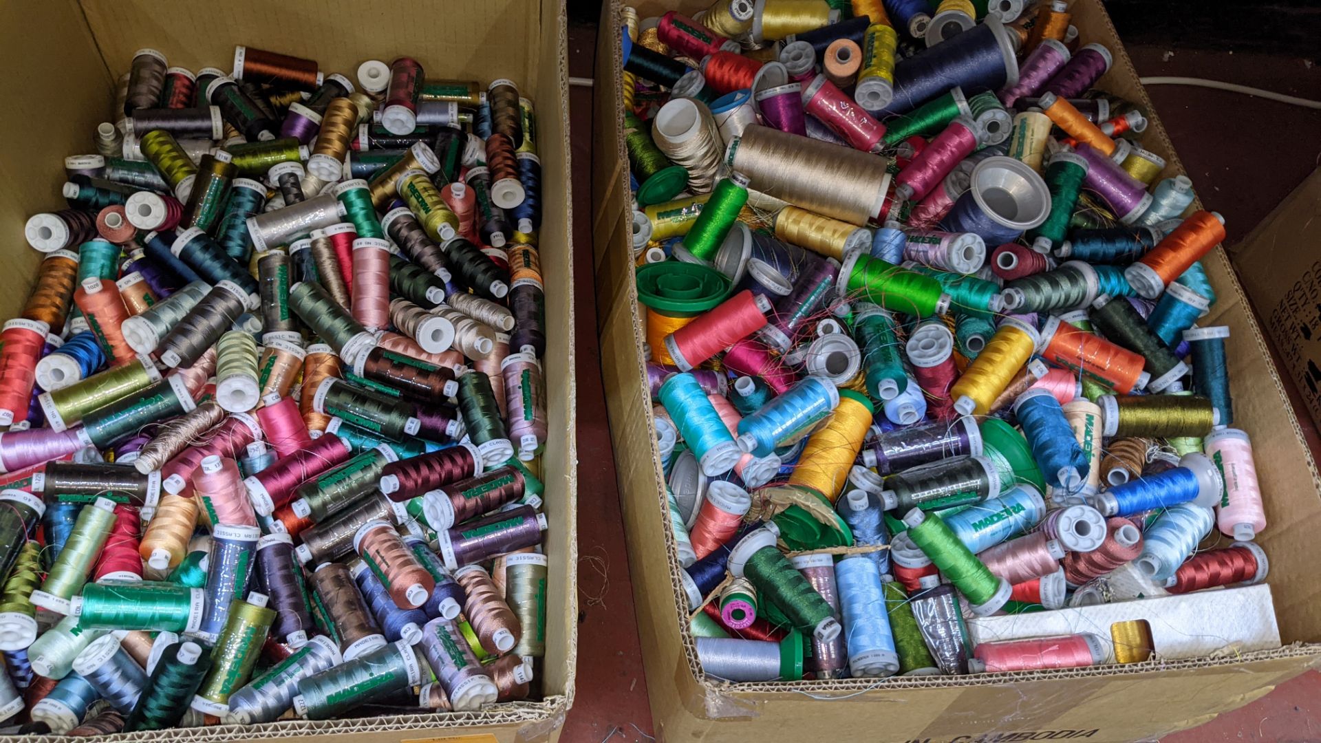 2 large boxes of assorted thread - Image 5 of 5