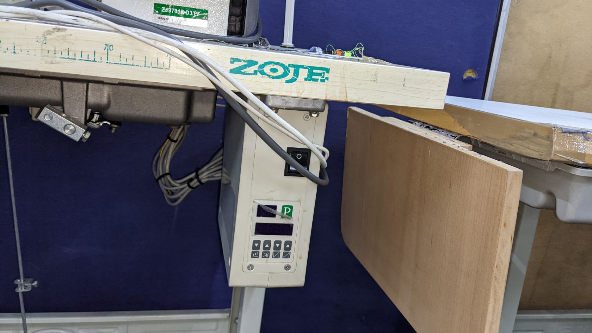 Zoje model ZJ9701R-D3/PF lockstitch sewing machine with model WR-501 digital controller - Image 16 of 17